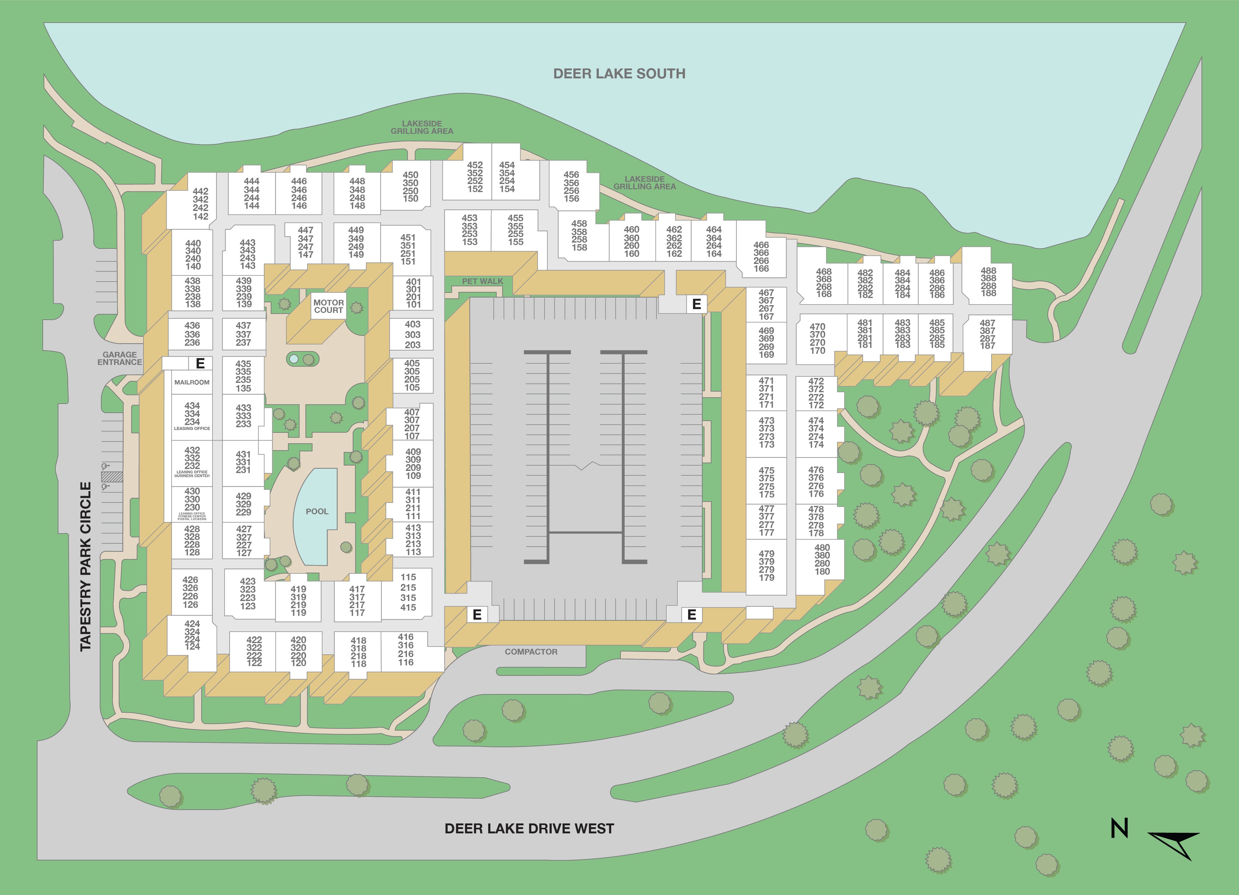 Tattersall at Tapestry sitemap