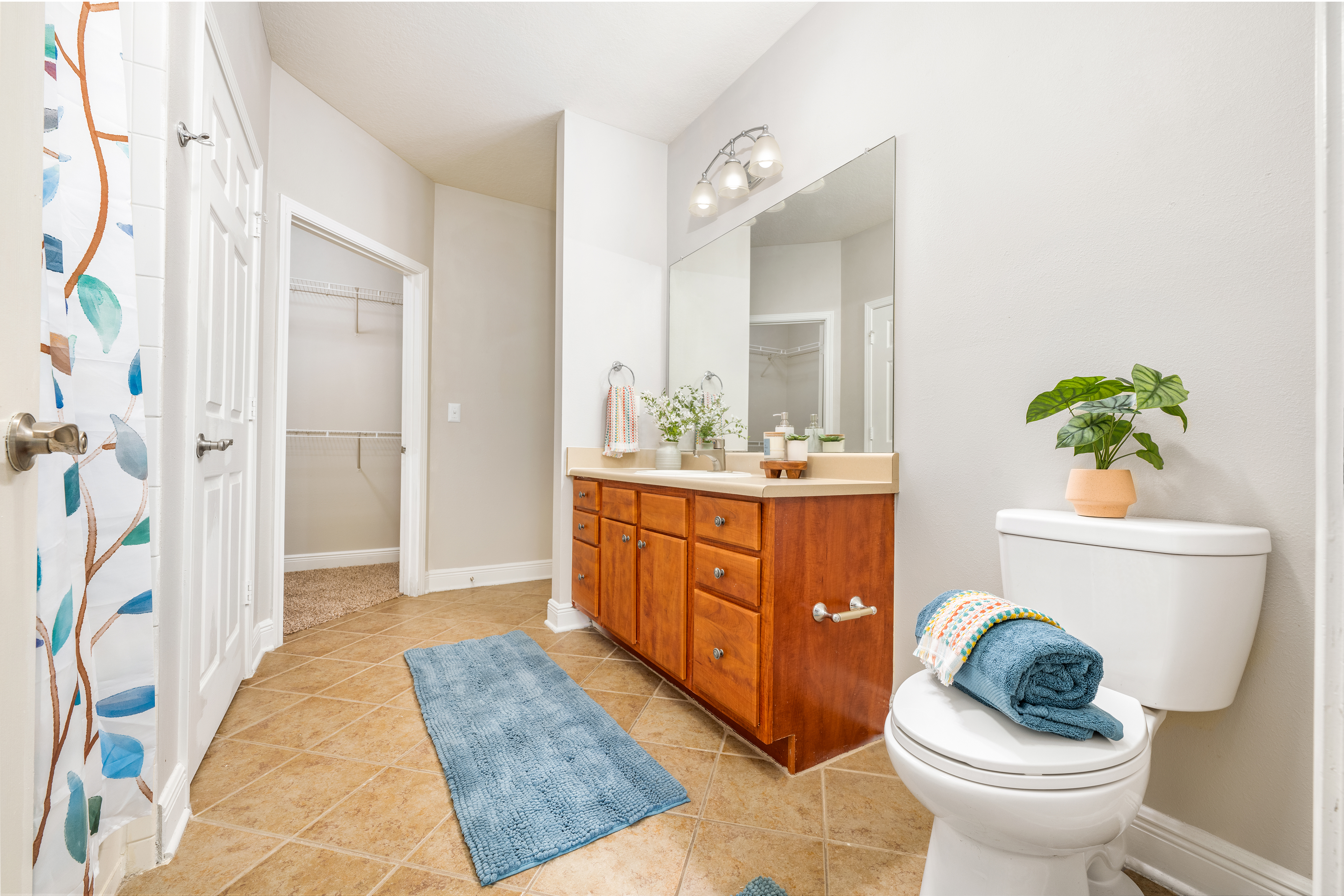 Bathroom at MAA Town Center luxury apartment homes in Jacksonville, FL