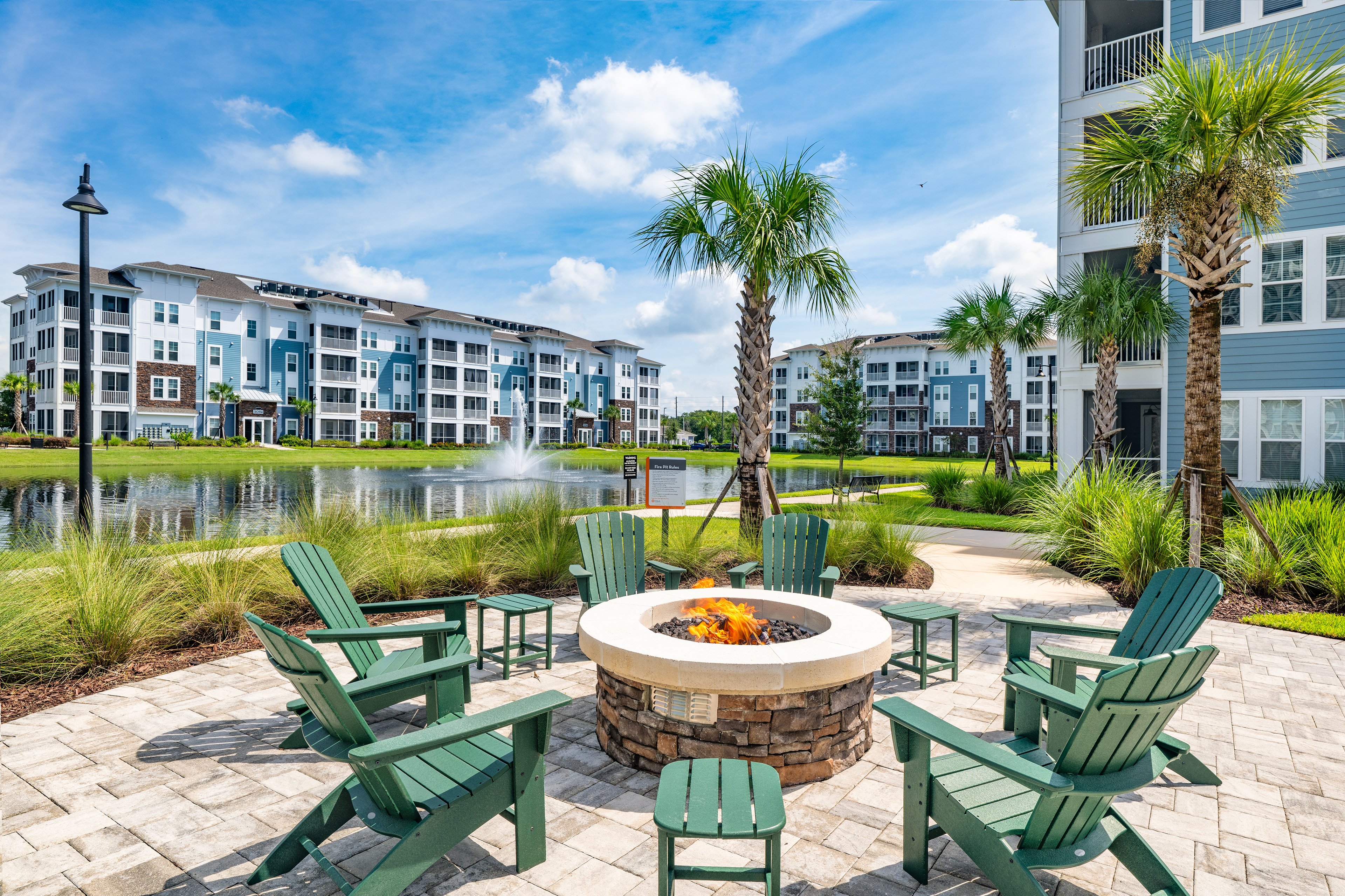 Grilling Area - at MAA Boggy Creek luxury apartment homes in Orlando, FL