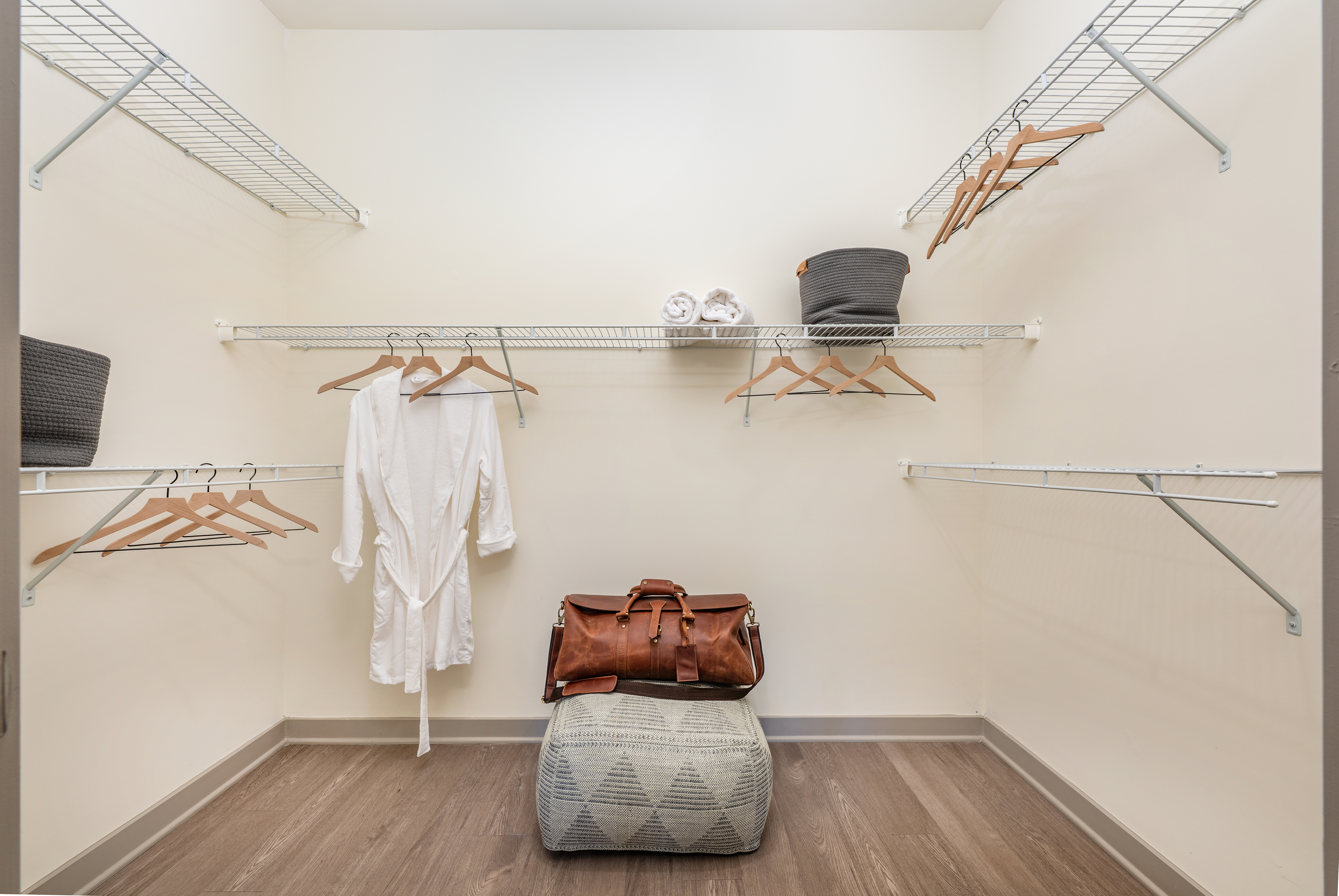Model - Walk-in closet -  at MAA Boggy Creek luxury apartment homes in Orlando, FL