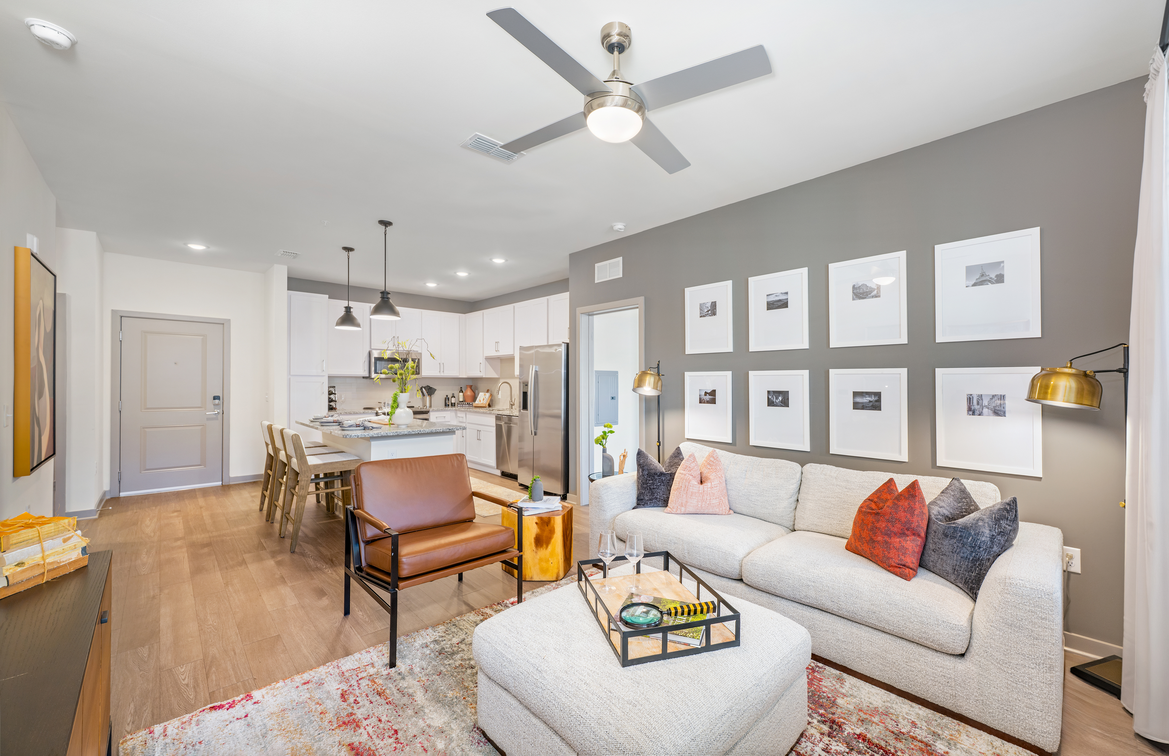 Model - Living room -  at MAA Boggy Creek luxury apartment homes in Orlando, FL