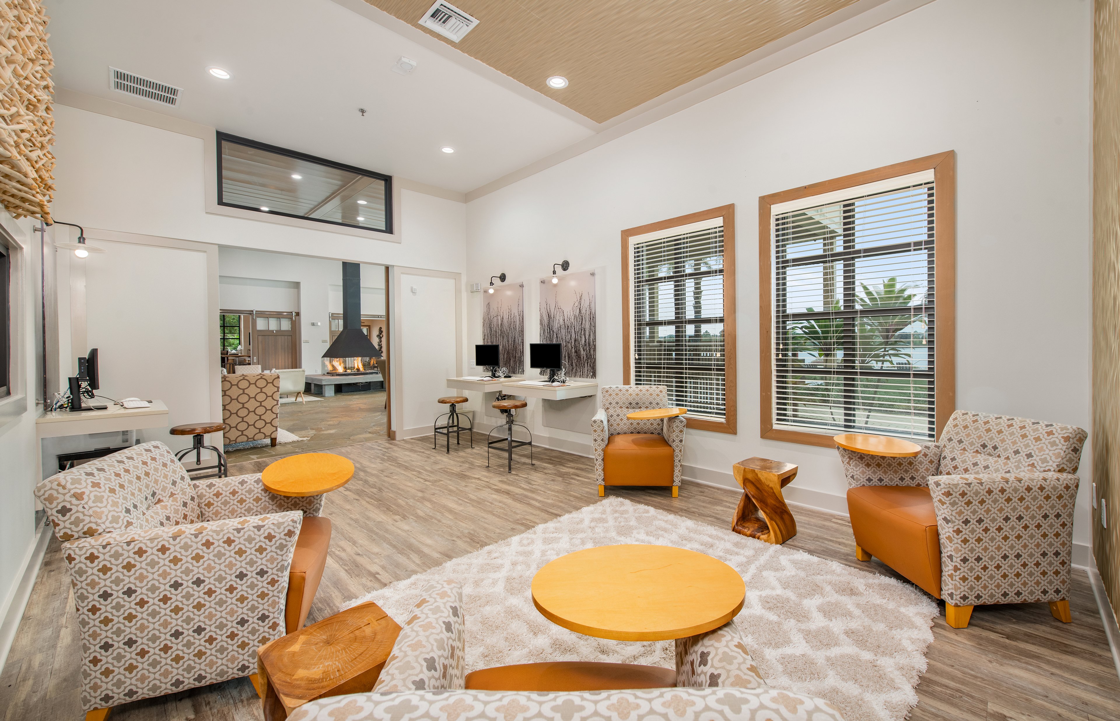 Business Center at MAA Crosswater luxury apartment homes in Windermere, FL