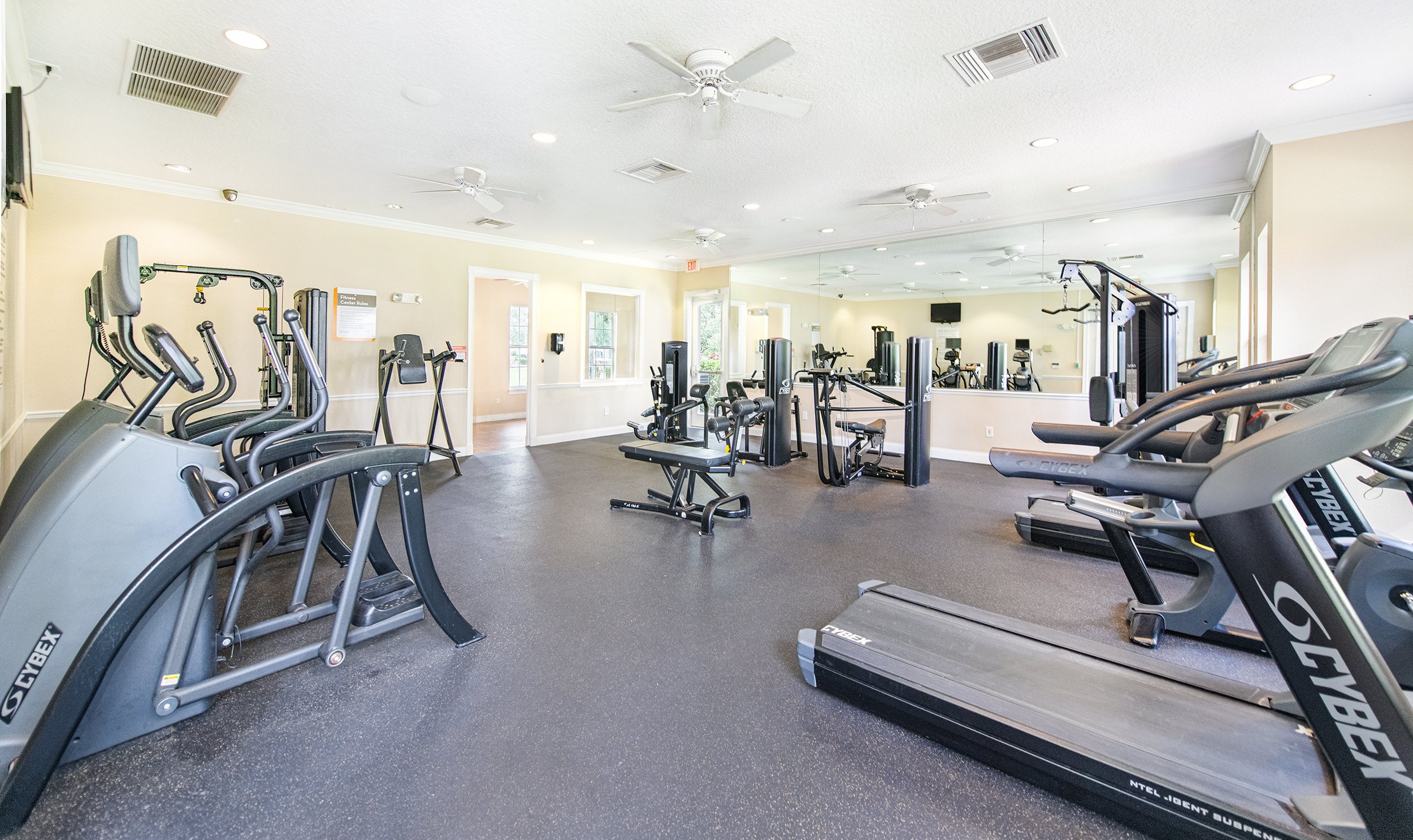 Fitness center at MAA Heather Glen luxury apartment homes in Orlando, FL