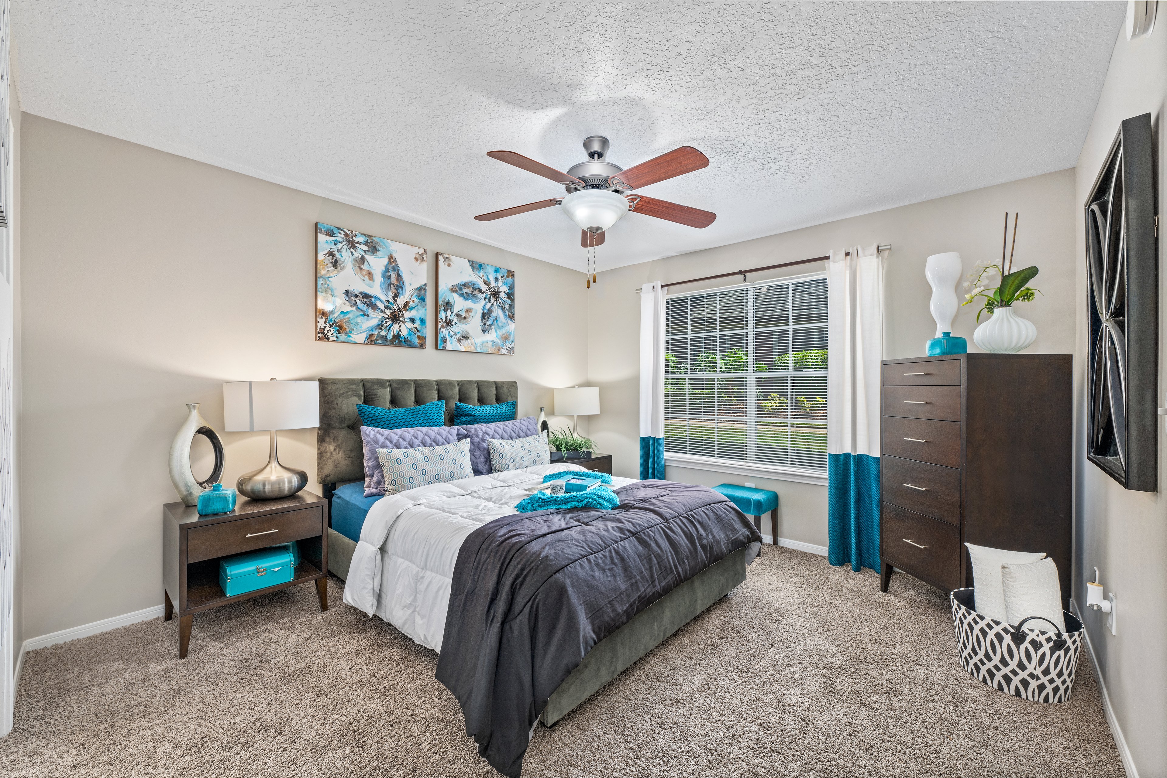 Bedroom at MAA Heathrow luxury apartment homes in Heathrow, FL