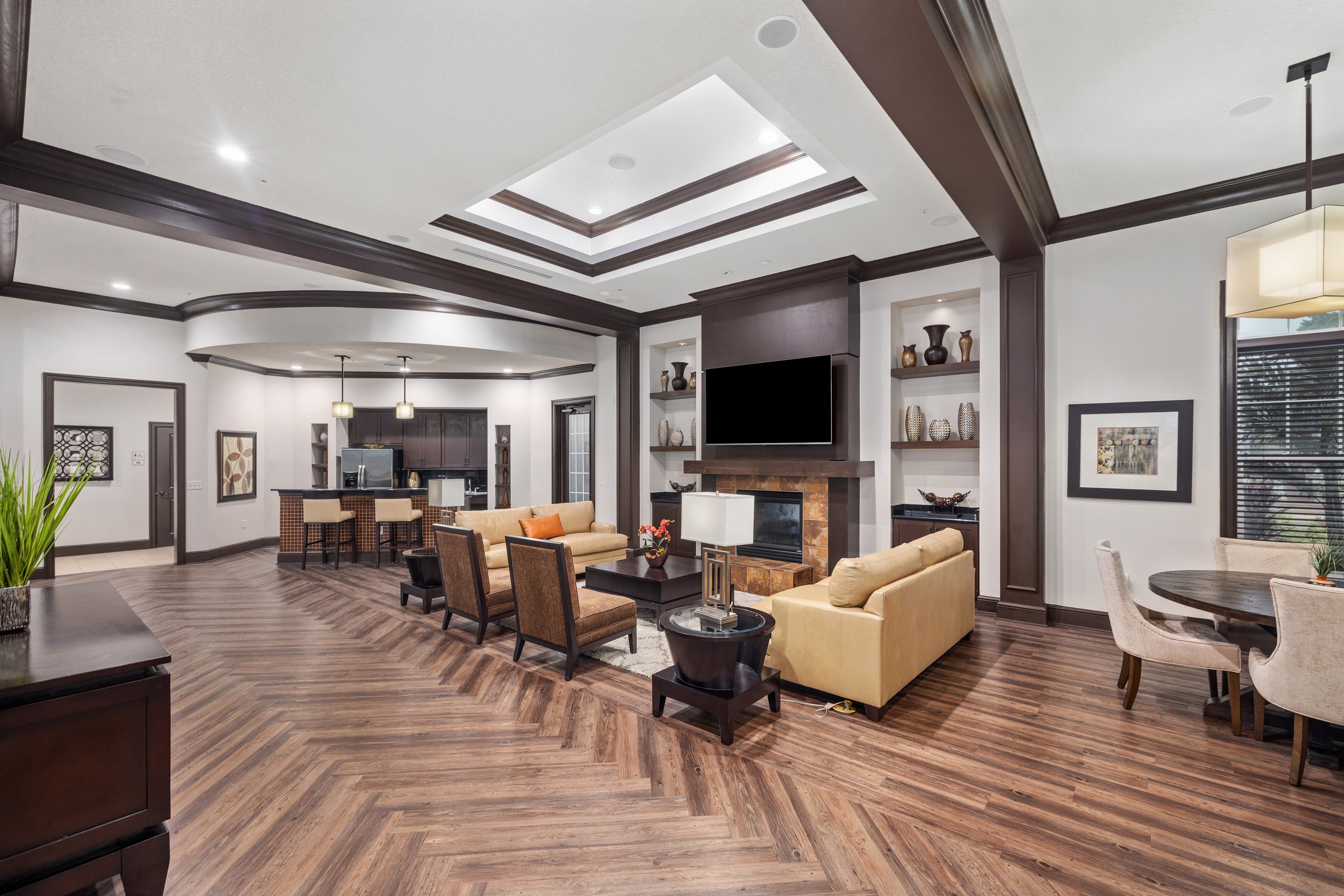 Clubhouse at MAA Lake Mary luxury apartment homes in Lake Mary, FL