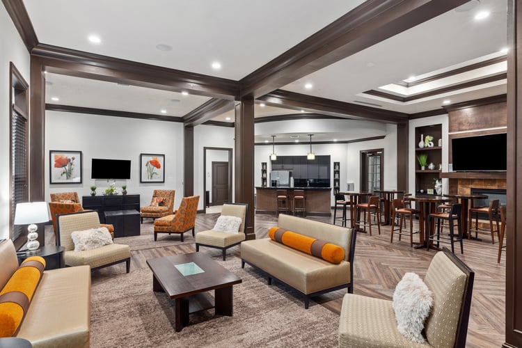 Clubhouse at MAA Lake Mary luxury apartment homes in Lake Mary, FL
