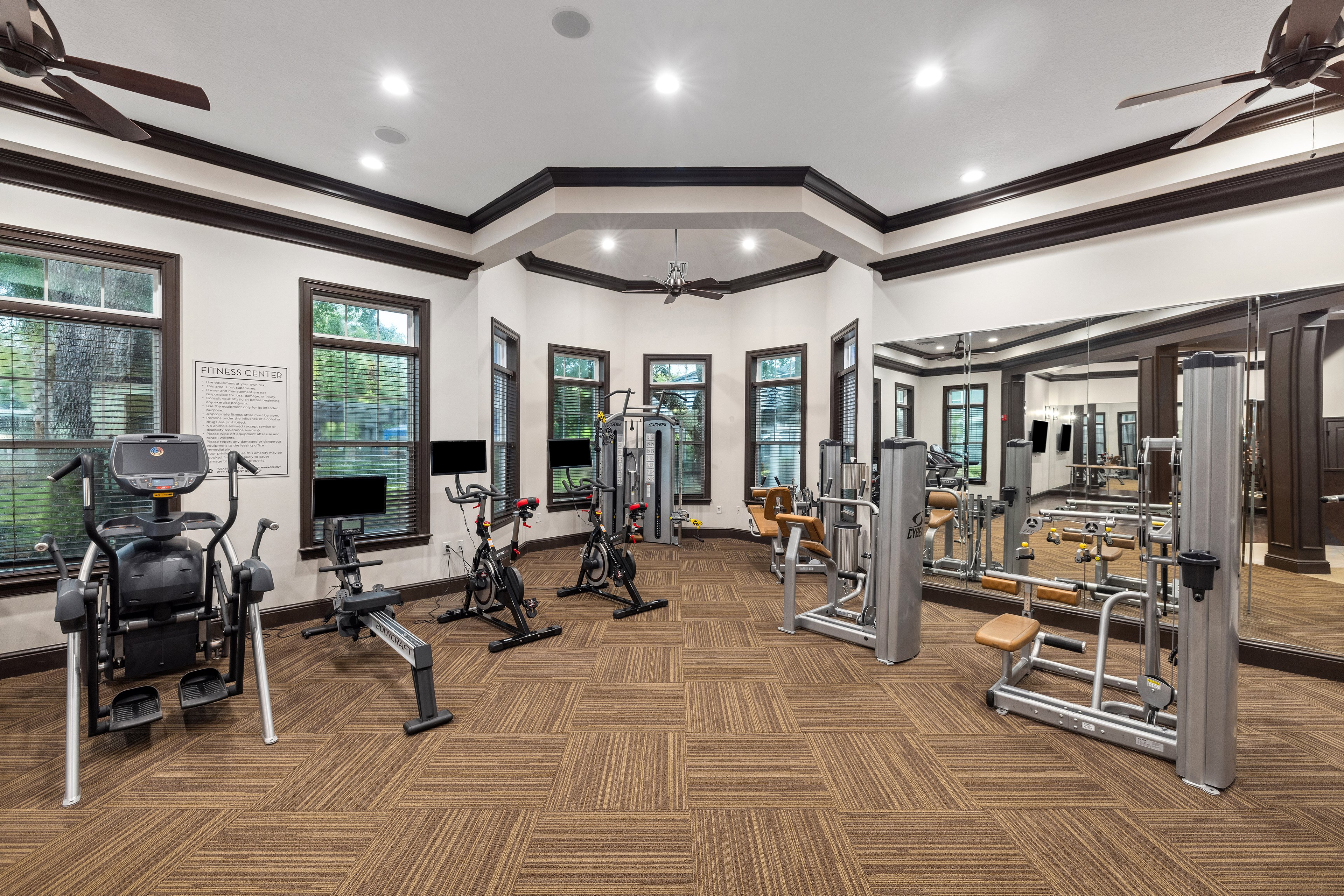 Fitness center at MAA Lake Mary luxury apartment homes in Lake Mary, FL