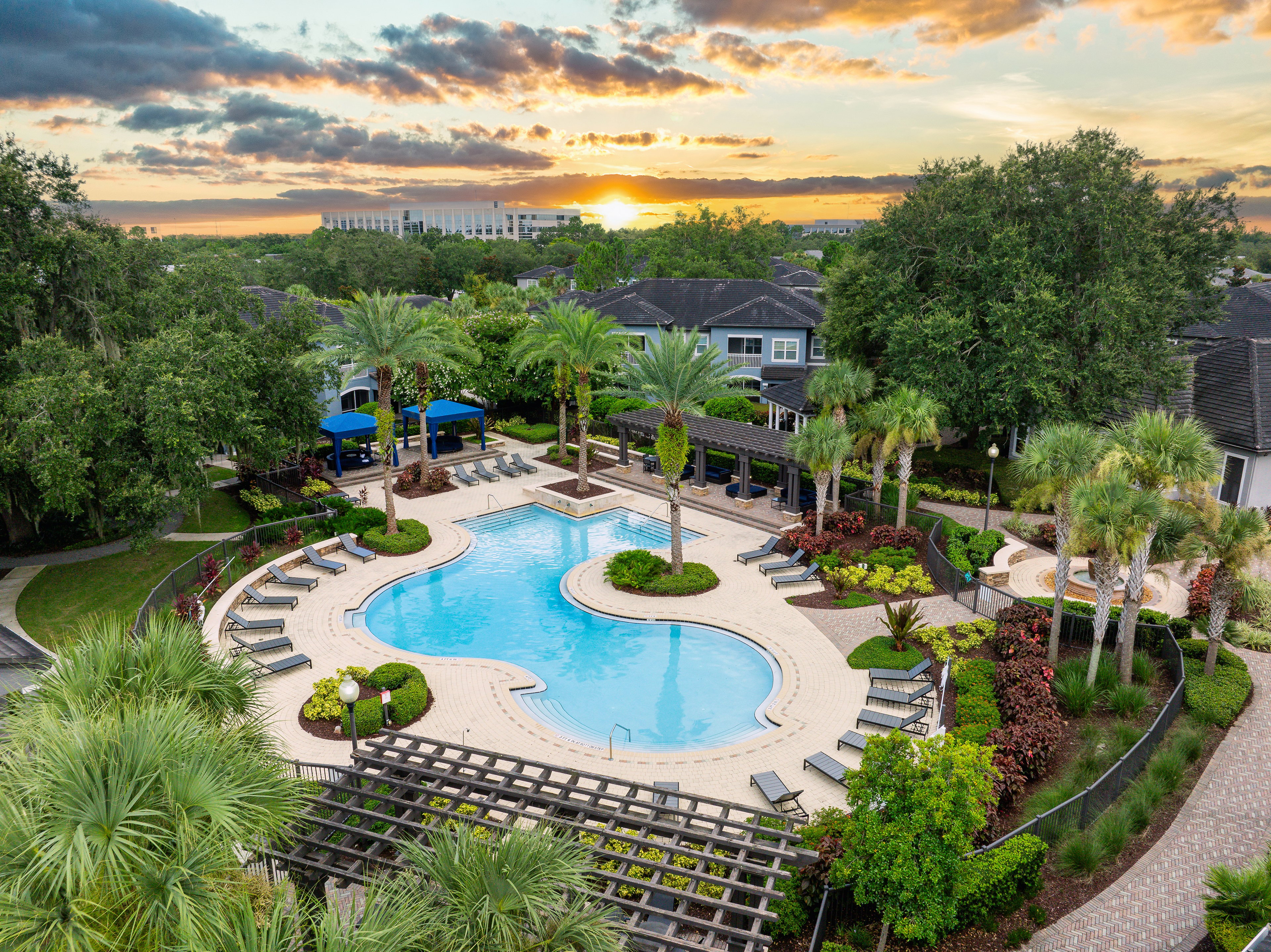 Pool at MAA Lake Mary luxury apartment homes in Lake Mary, FL