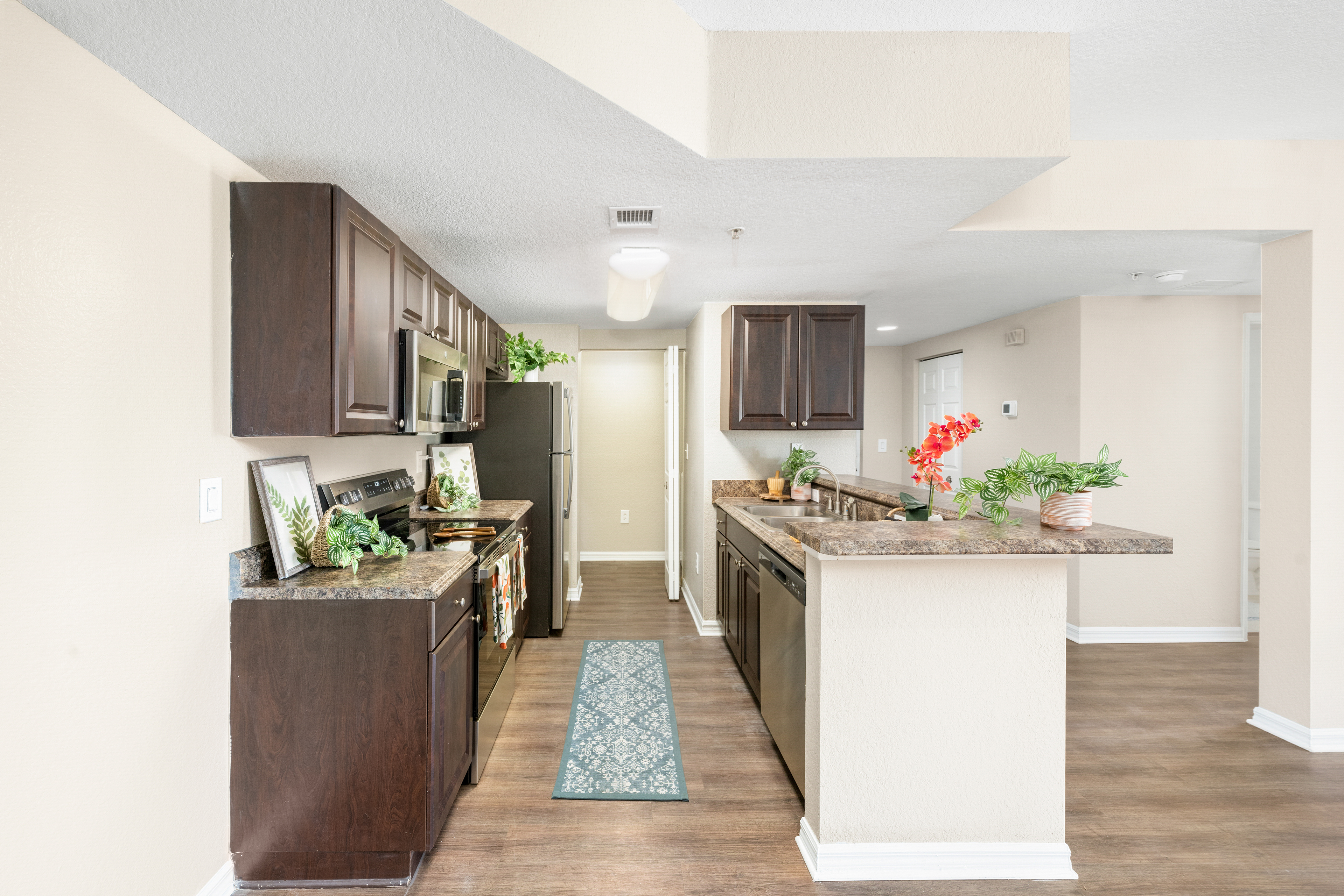 Kitchen at MAA Lake Nona luxury apartment homes in Orlando, FL