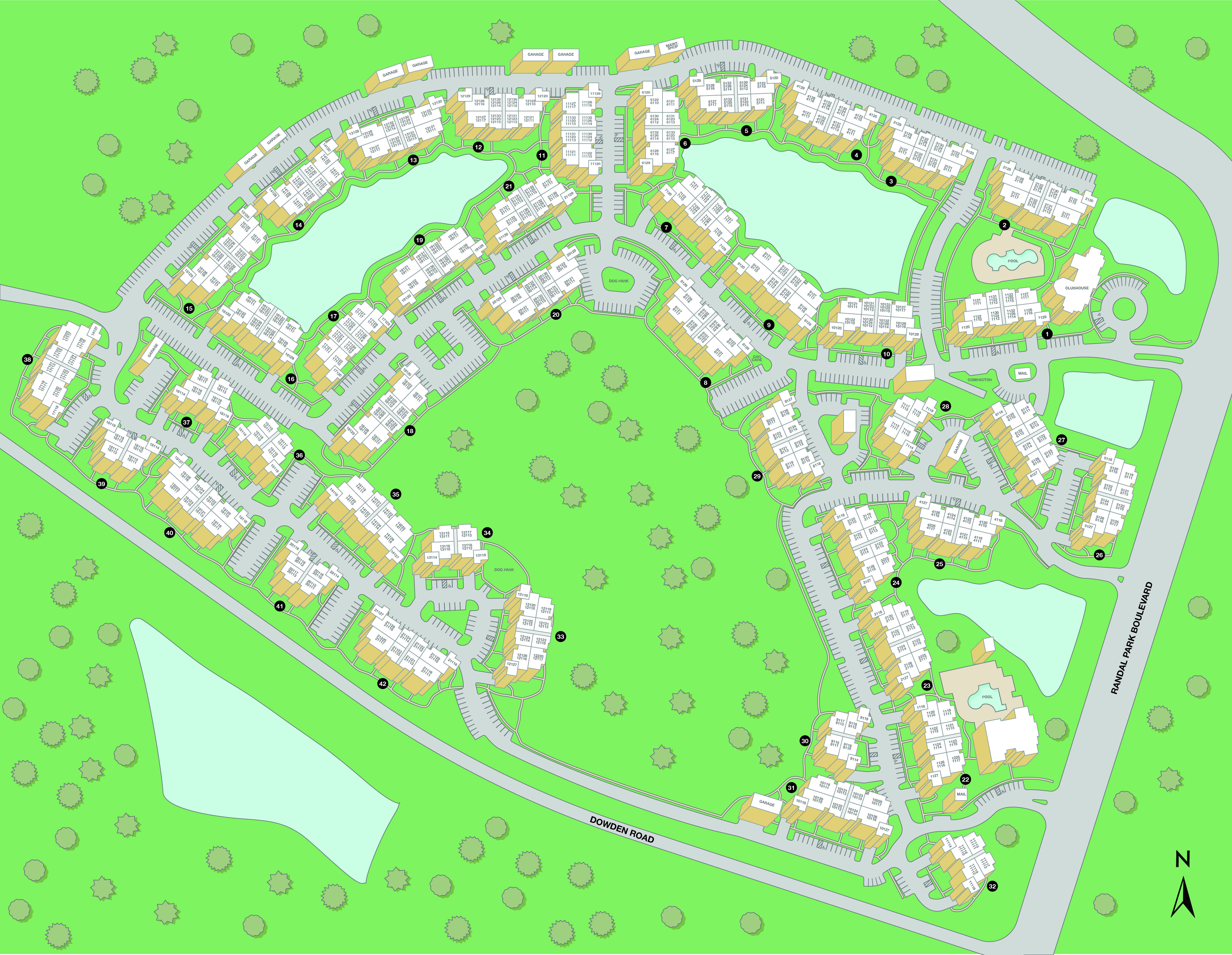 CG Randal Lakes sitemap