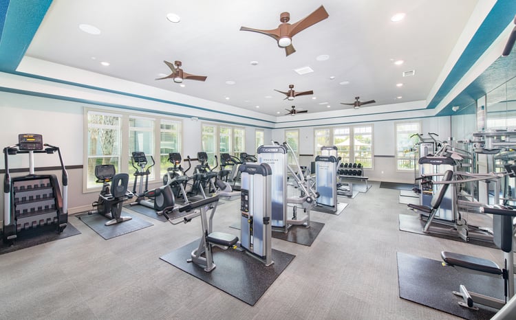 Fitness center at MAA Randal Lakes luxury apartment homes in Orlando, FL