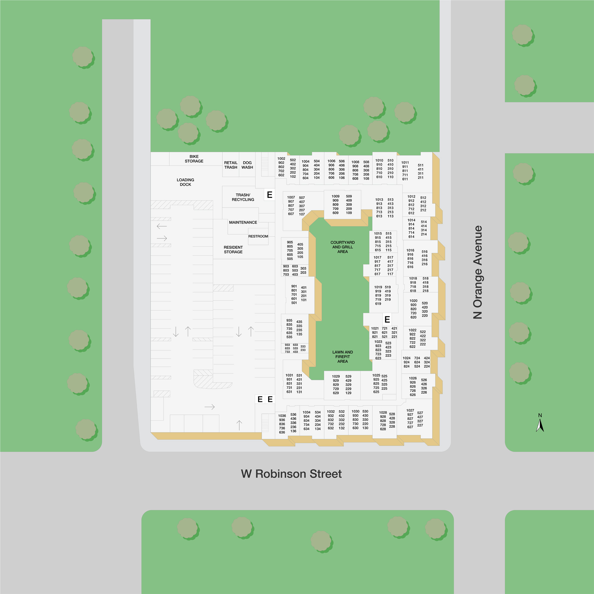 MAA Robinson Sitemap