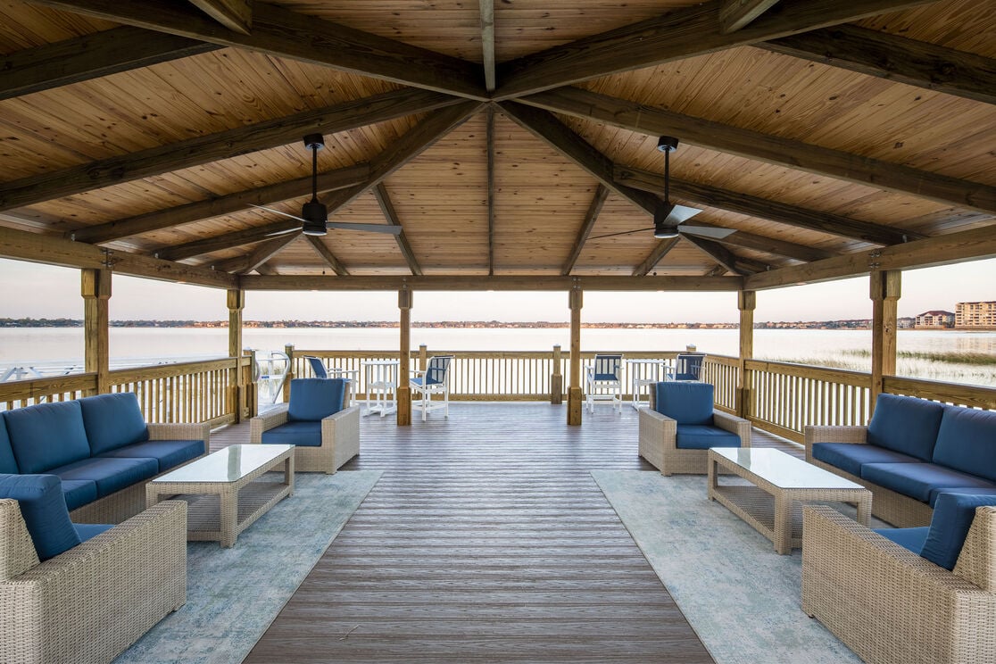 Outdoor clubhouse at MAA Sand Lake in Orlando, FL