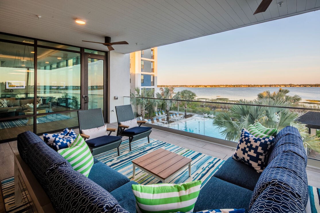 Patio at MAA Sand Lake in Orlando, FL