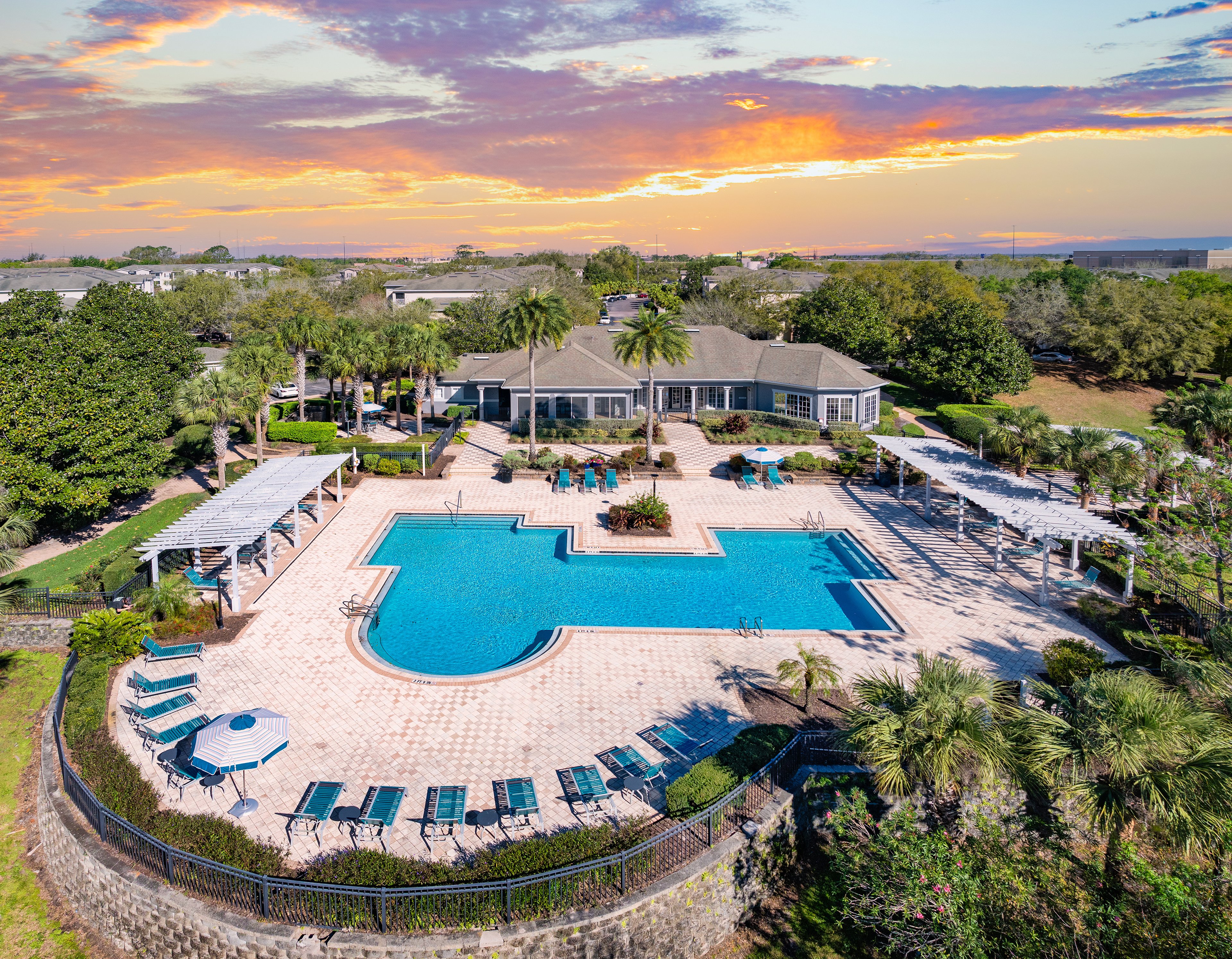 Pool at MAA Twin Lakes luxury apartment homes in Sanford, FL