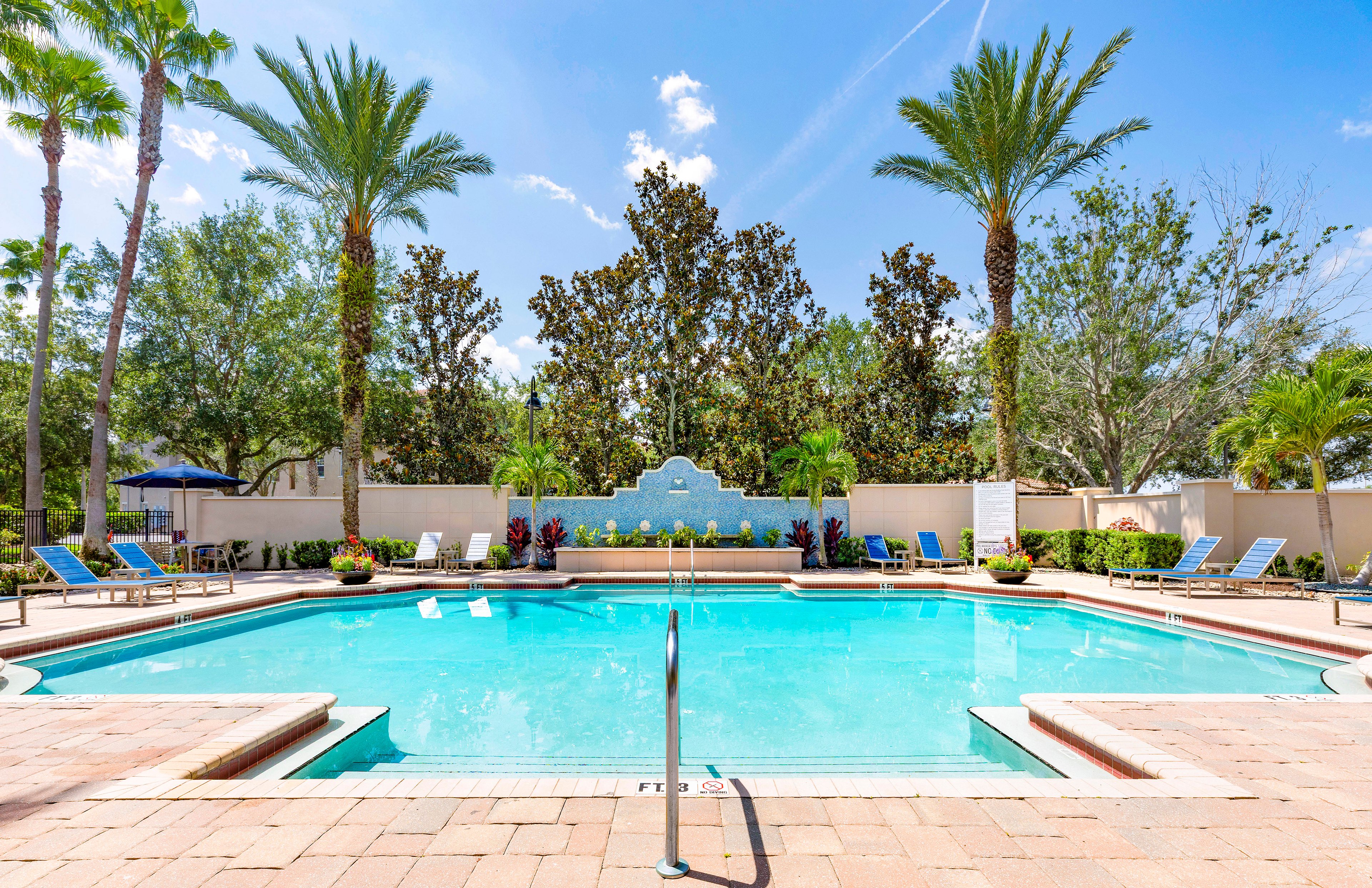 Pool at MAA Windermere luxury apartment homes in Windermere, FL