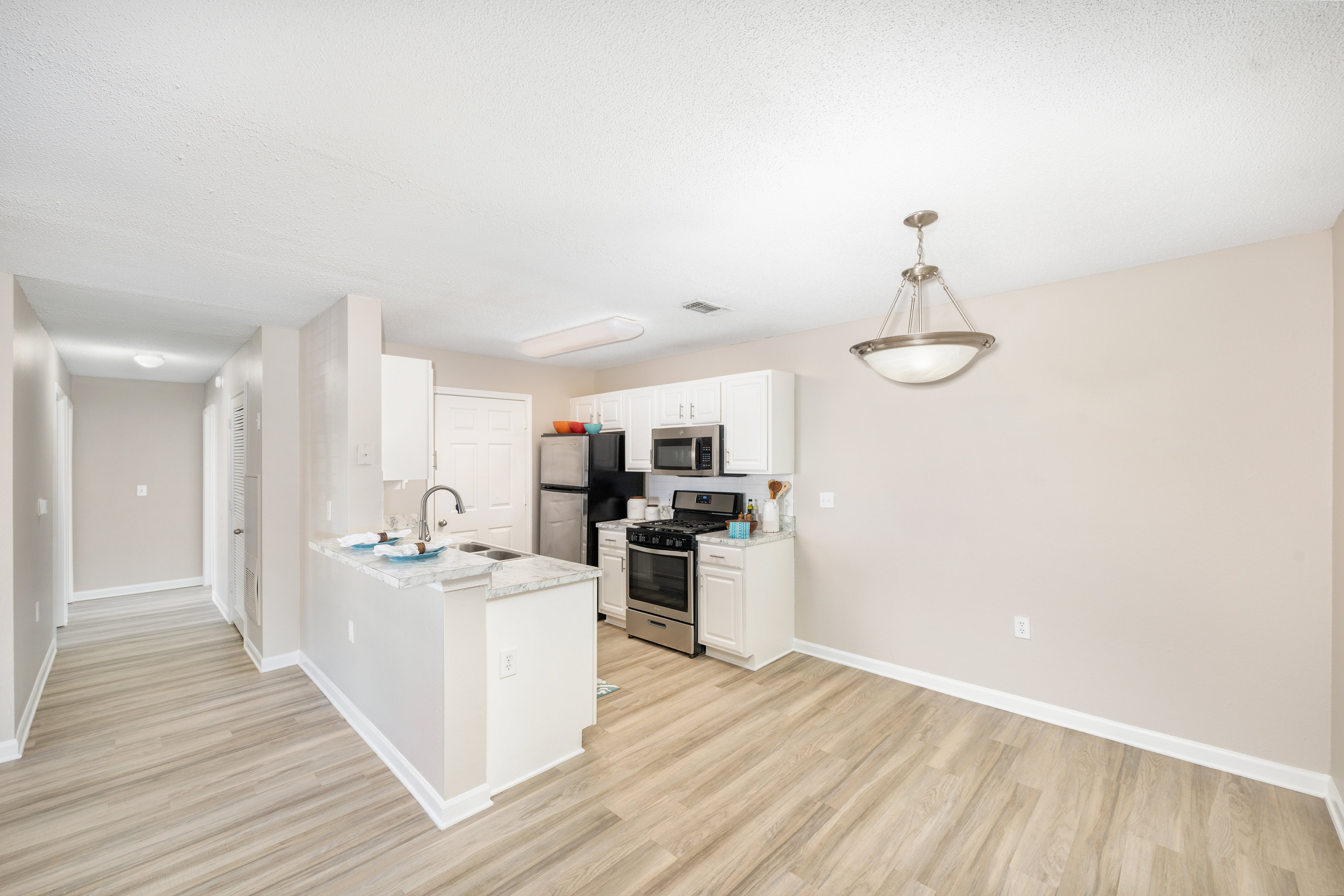 Kitchen at MAA Emerald Coast luxury apartment homes in Panama City Beach, FL