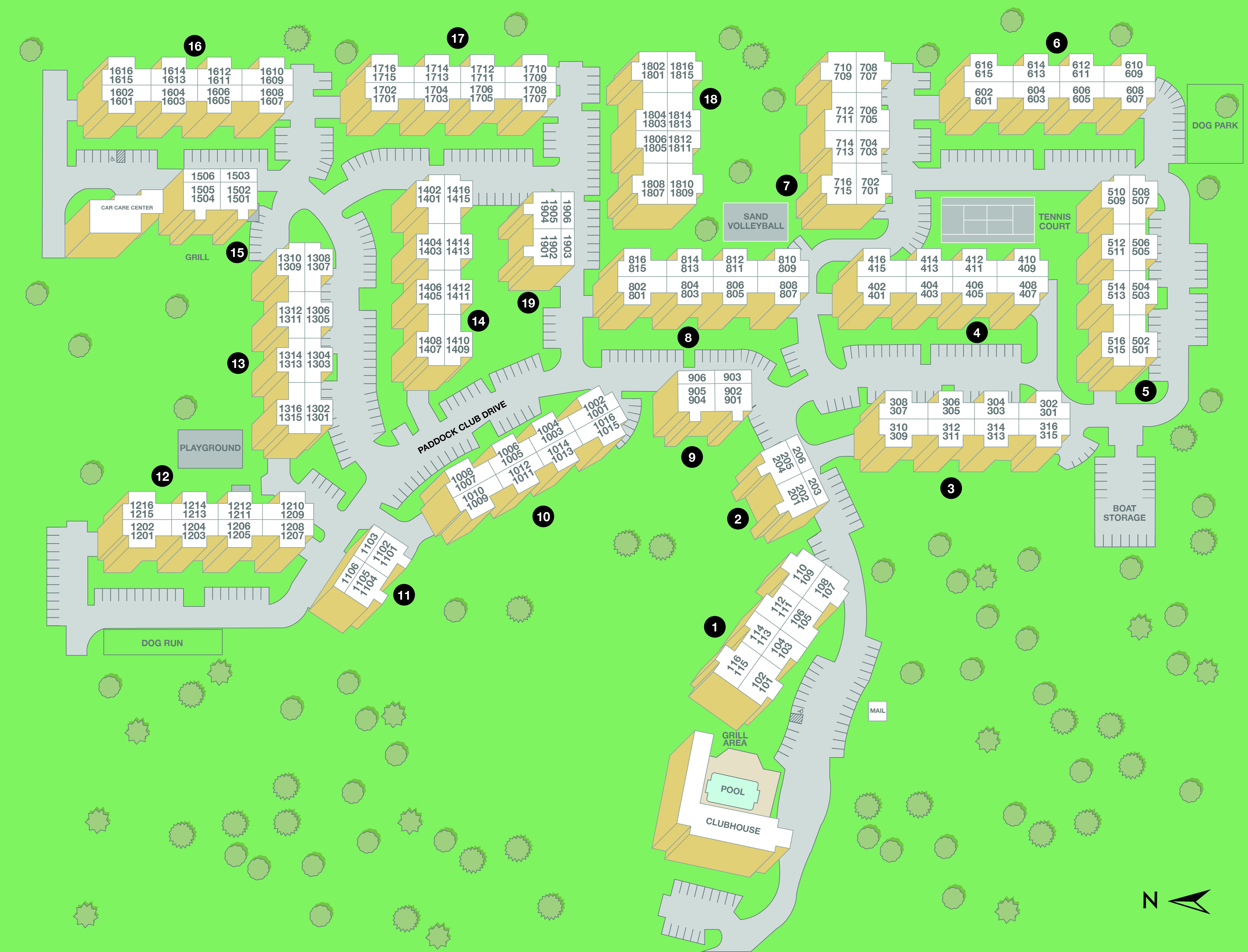 MAA Emerald Coast Property Sitemap