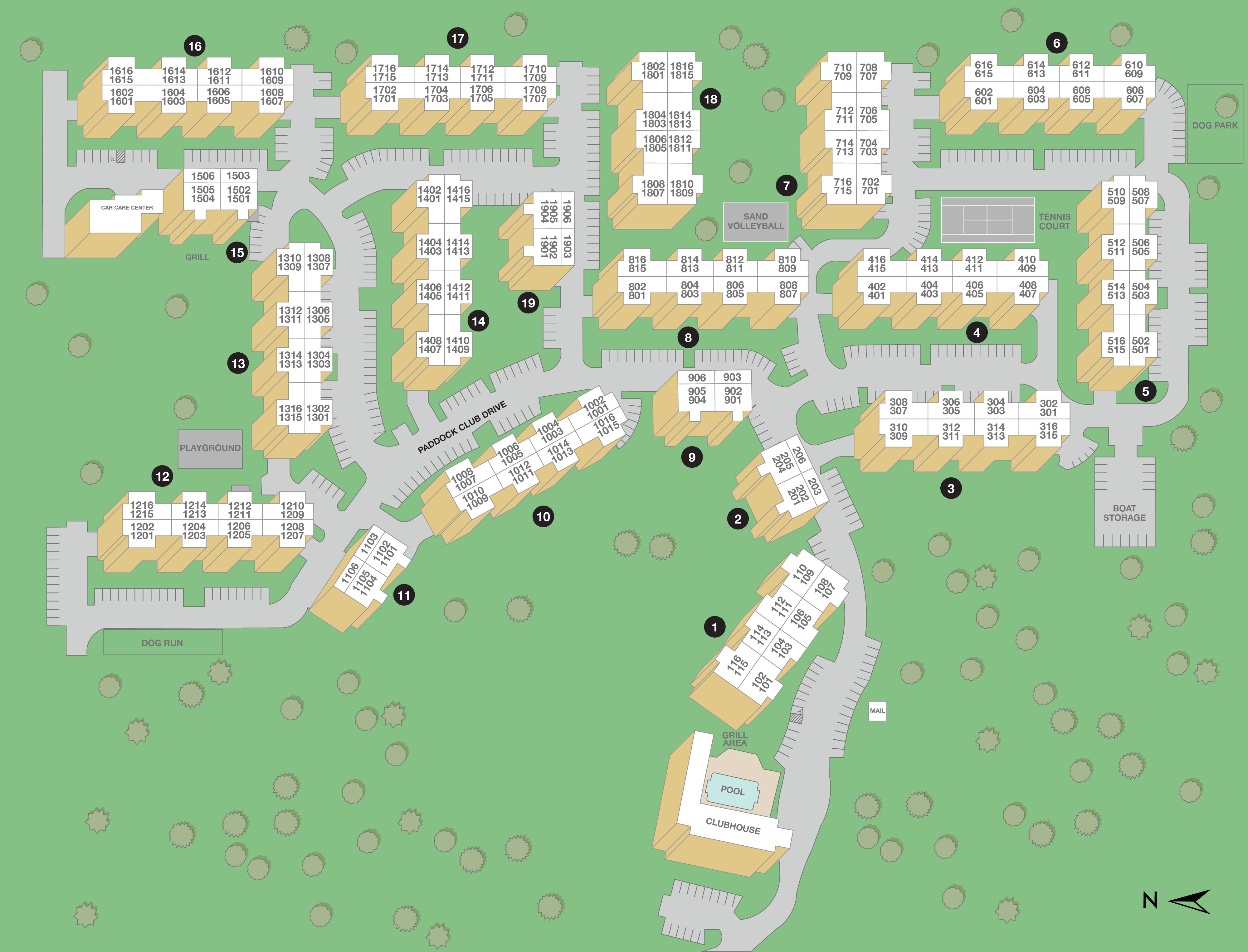 MAA Emerald Coast Property Sitemap