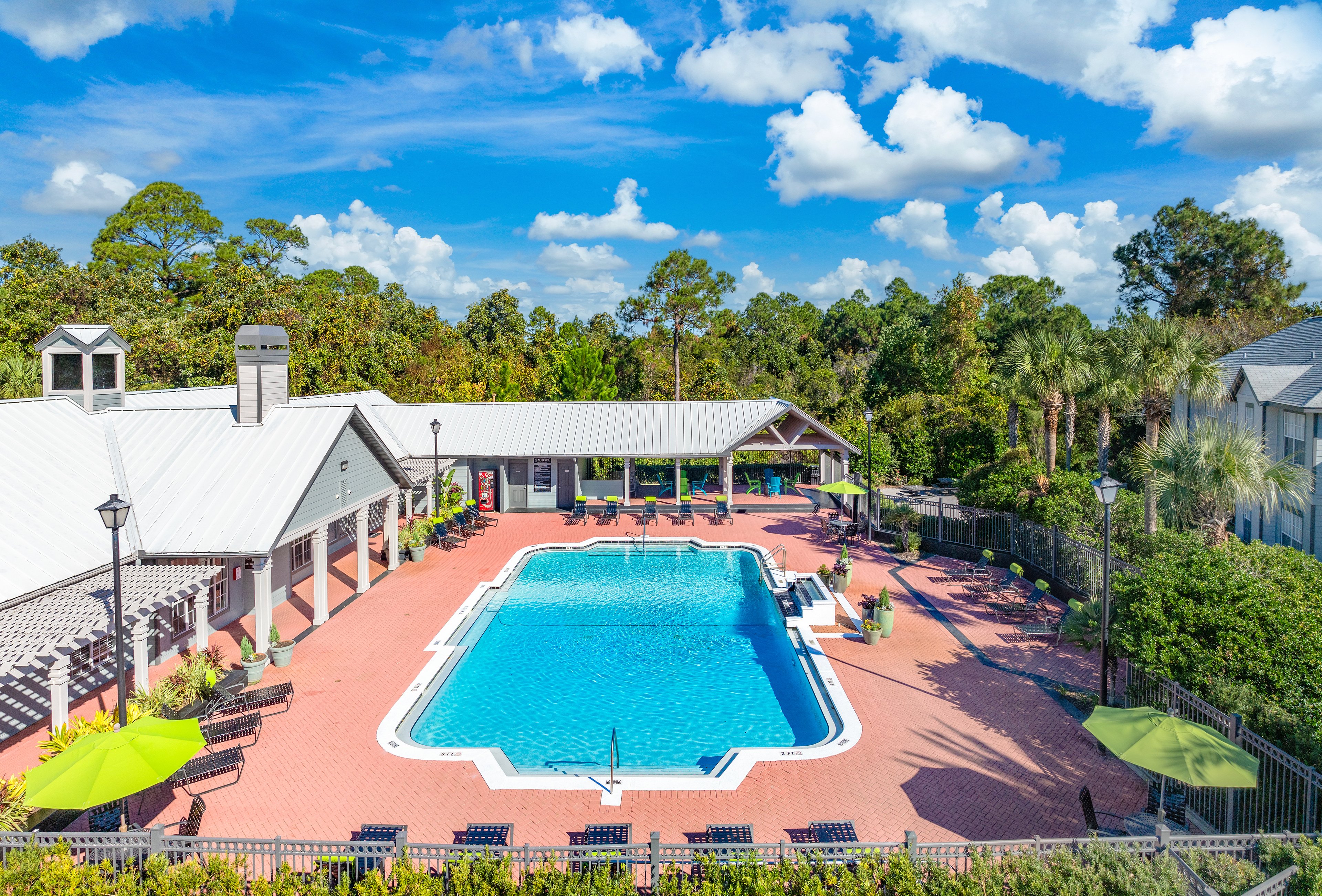 Pool at MAA Emerald Coast luxury apartment homes in Panama City Beach, FL