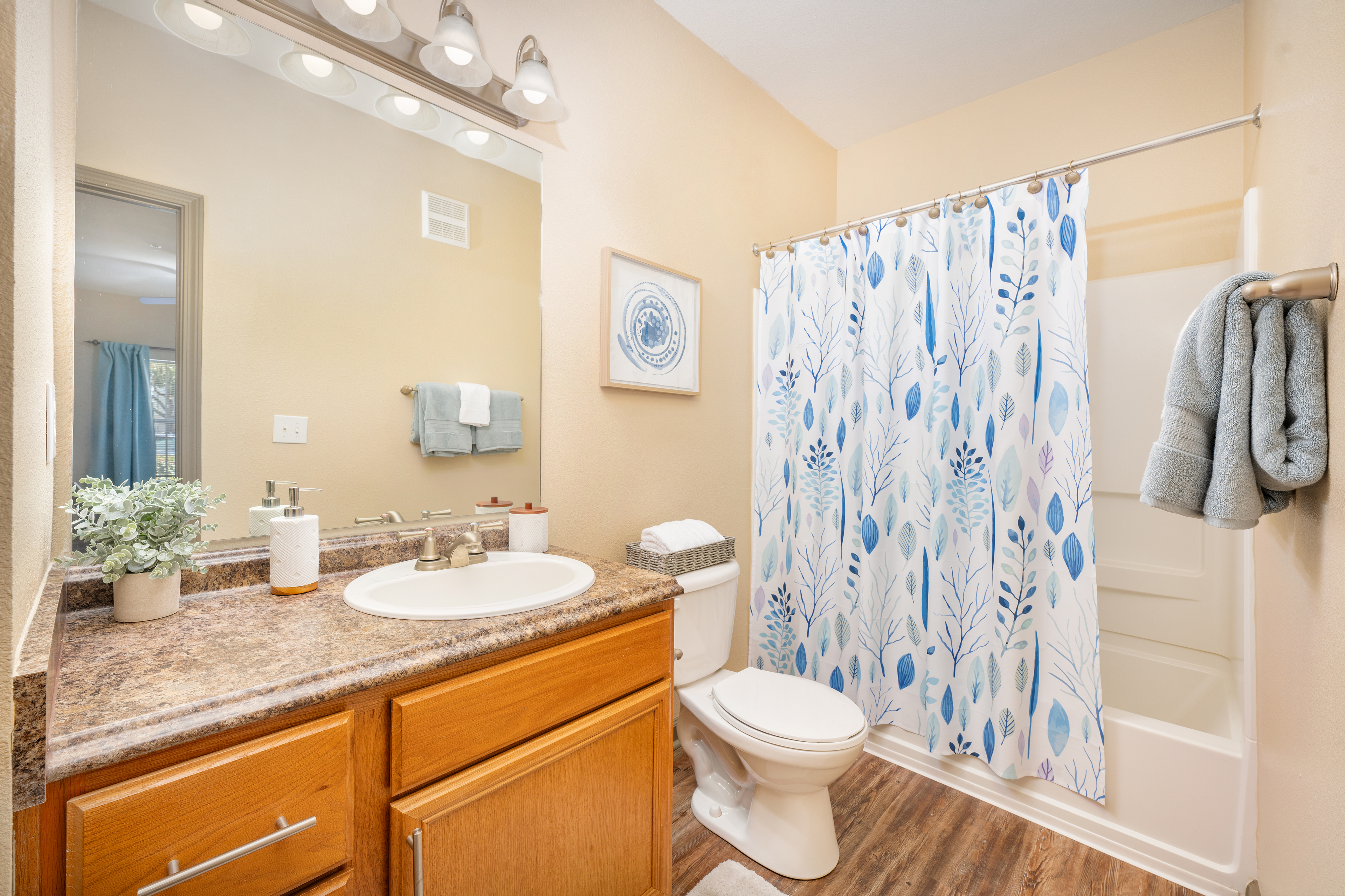 Bathroom at MAA Southwood luxury apartment homes in Tallahassee, FL