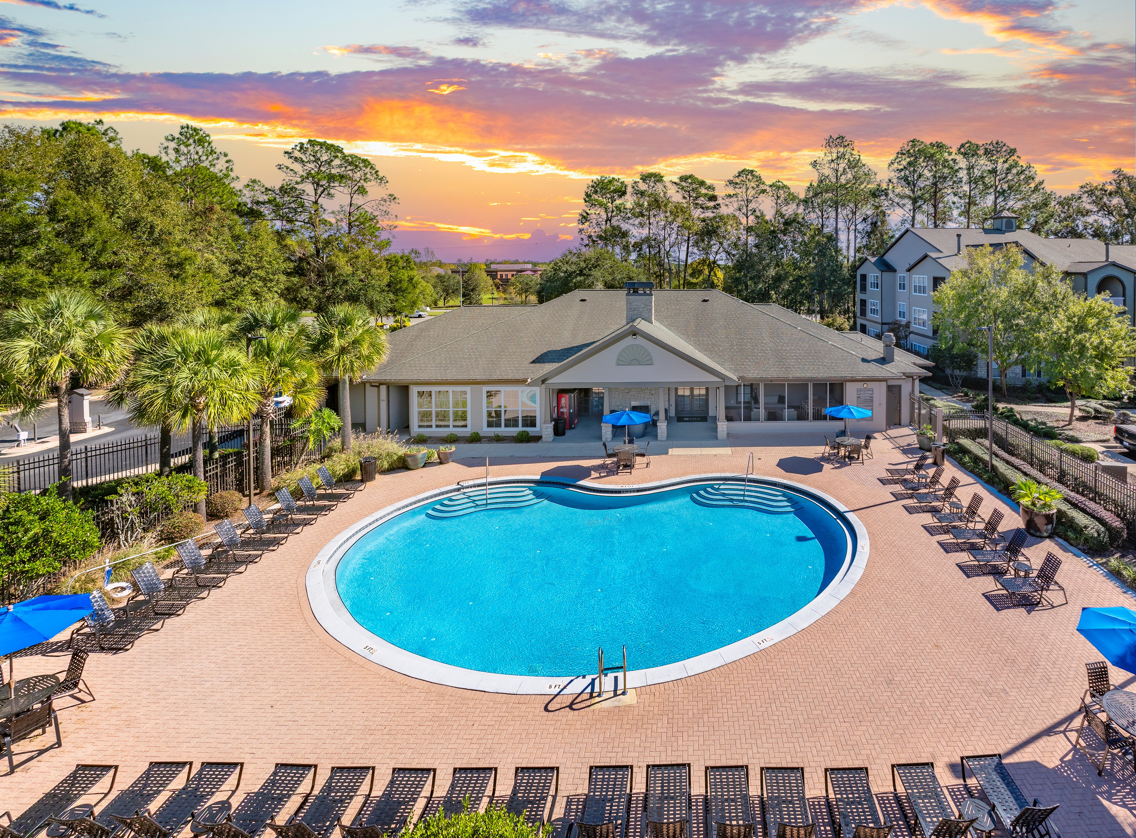 Pool at MAA Southwood luxury apartment homes in Tallahassee, FL