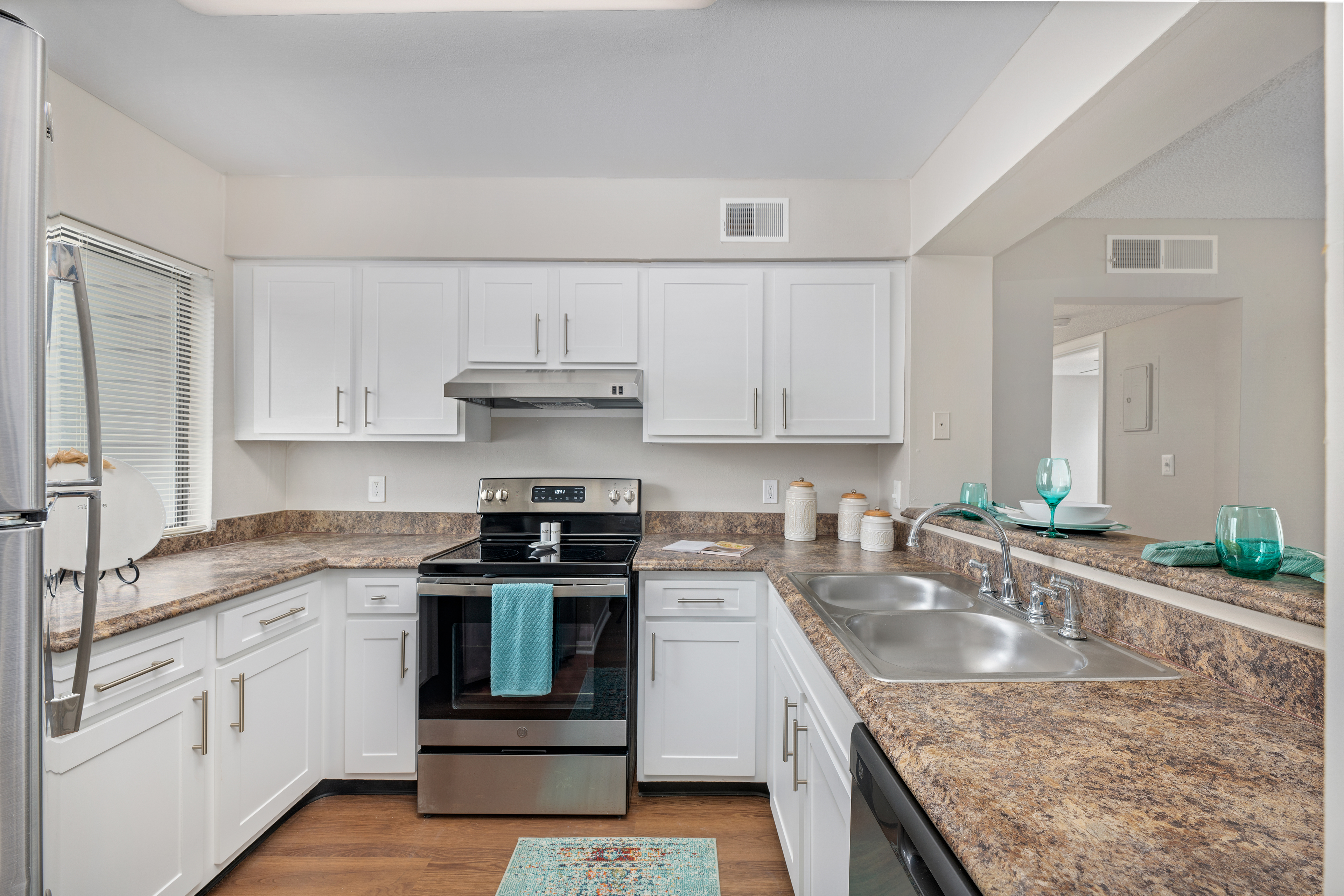 Kitchen at MAA Belmere luxury apartment homes in Tampa, FL