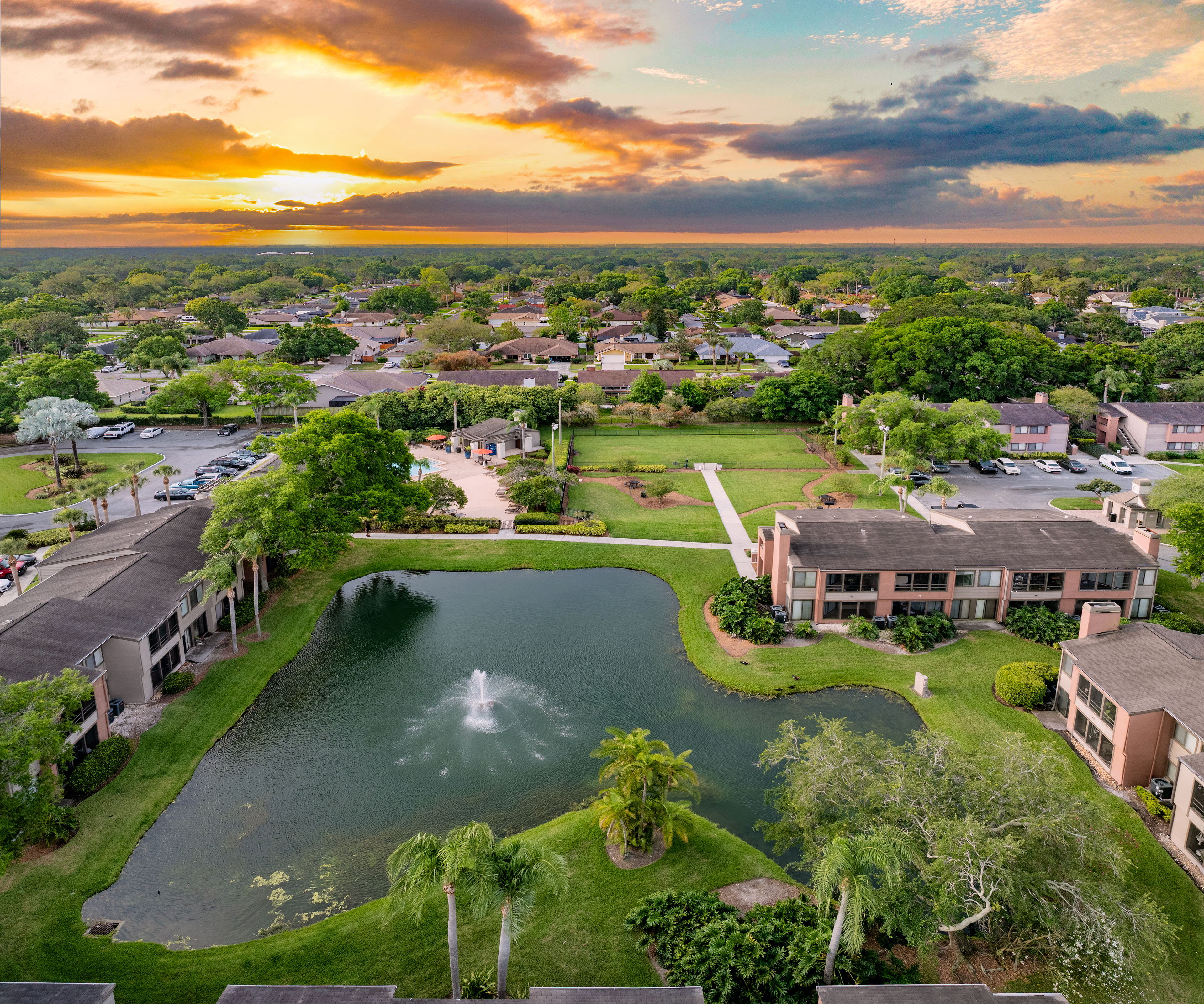 Aerial property shot at MAA Belmere in Tampa, FL