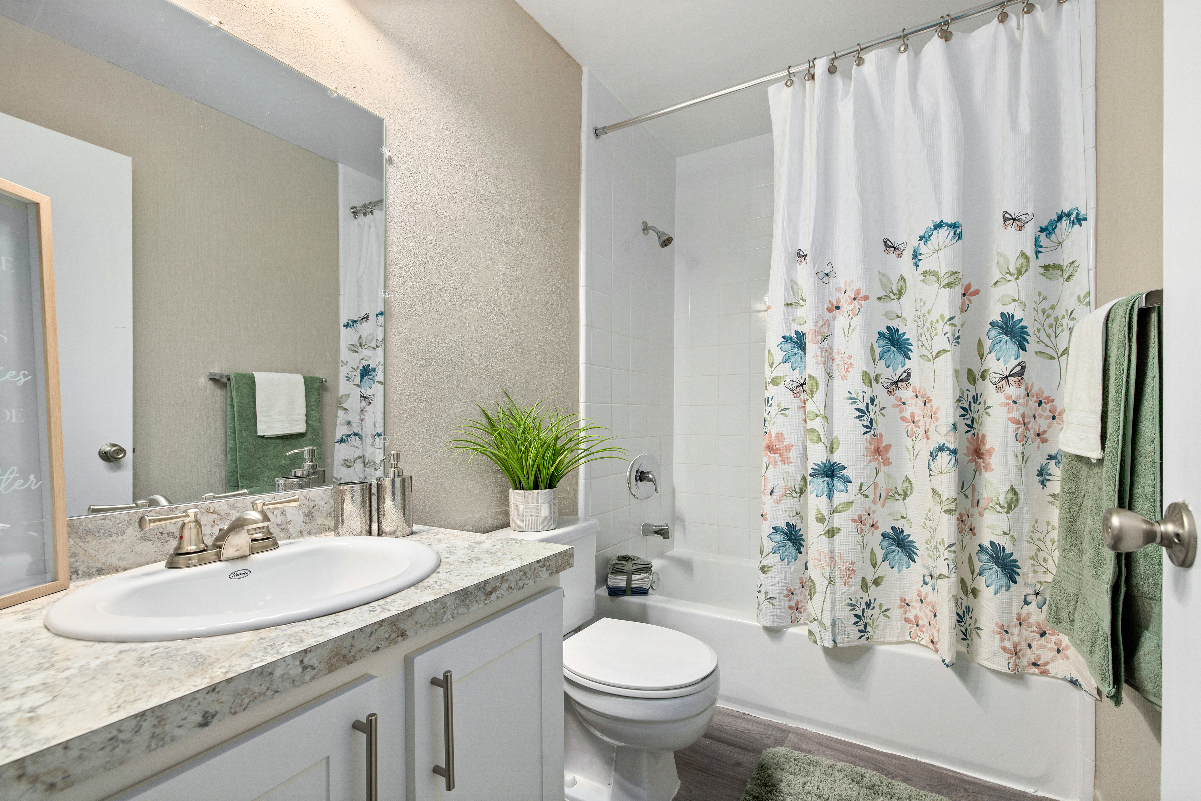 Model bathroom -  at MAA Belmere luxury apartment homes in Tampa, FL