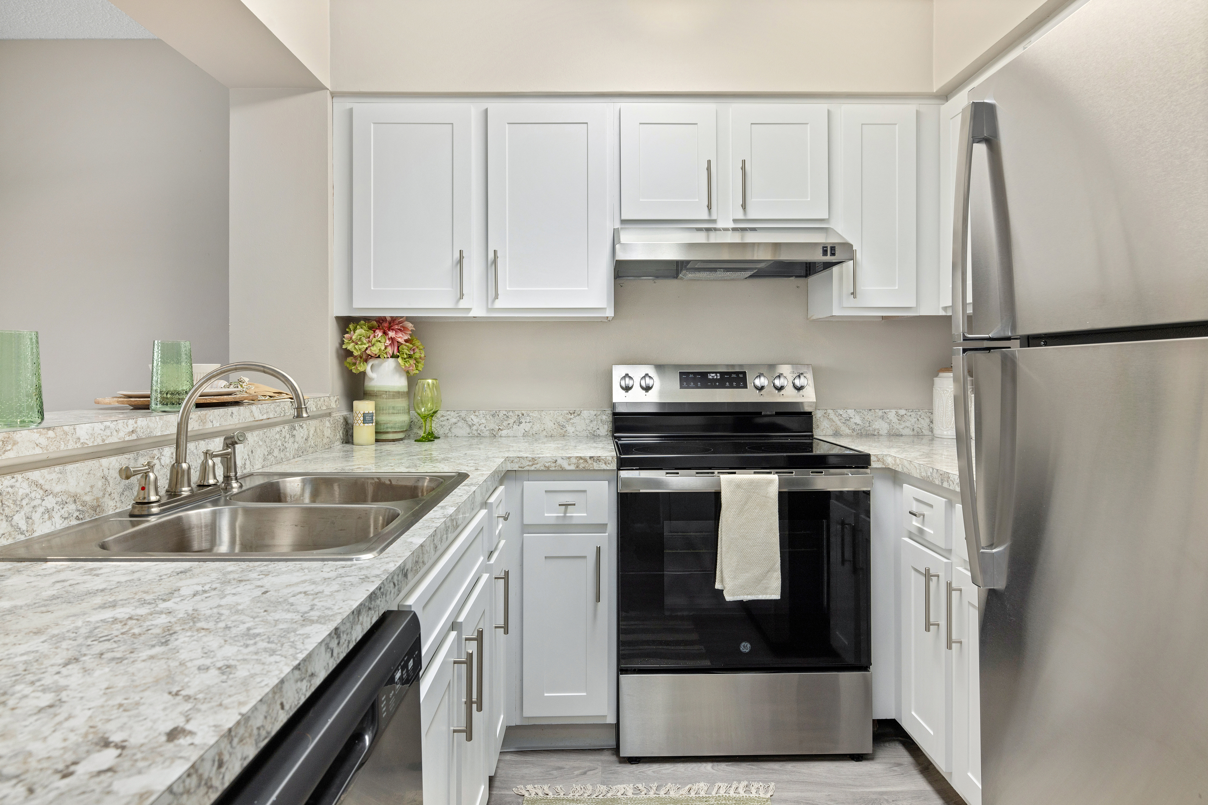 Model kitchen -  at MAA Belmere luxury apartment homes in Tampa, FL