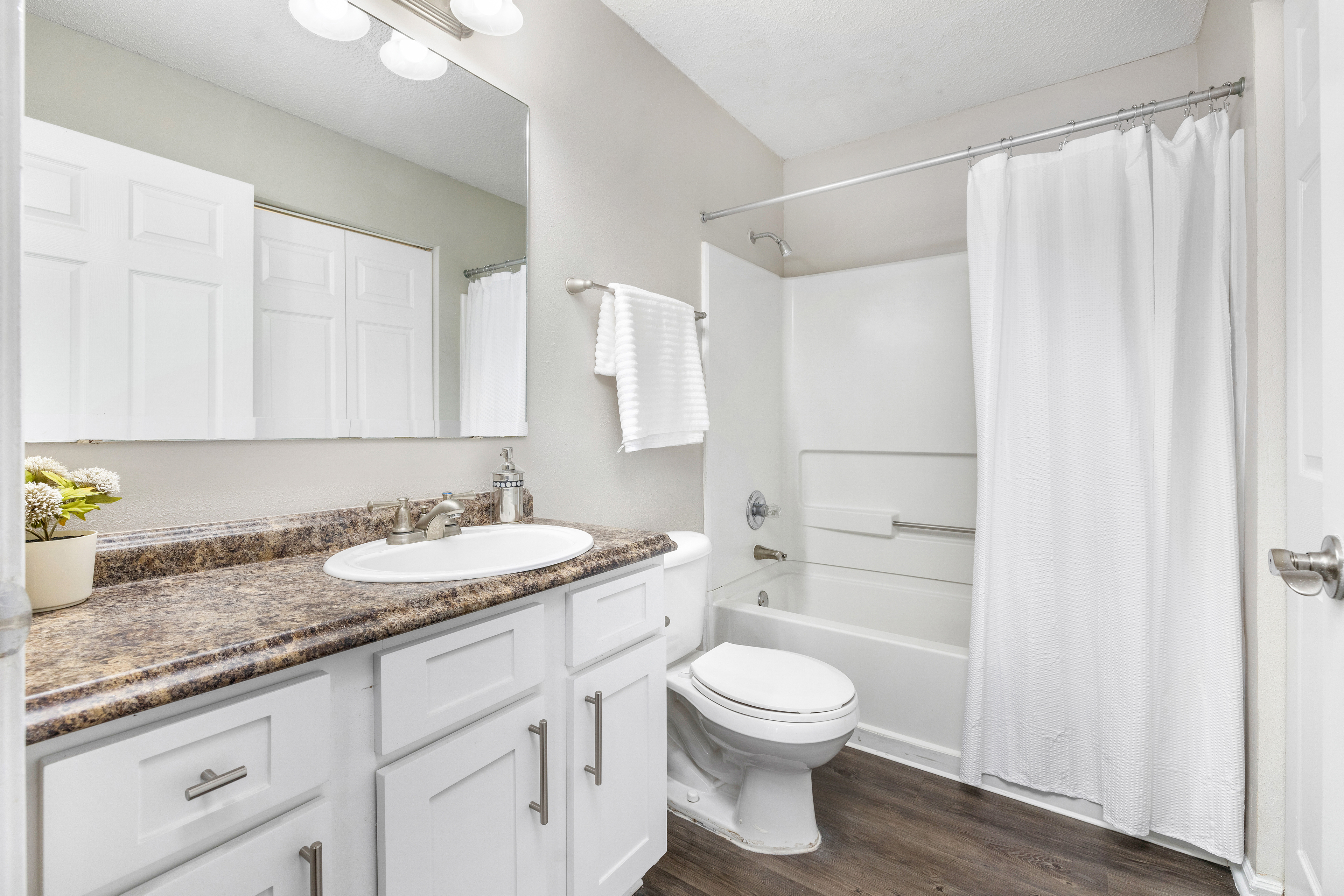 Bathroom at MAA Brandon luxury apartment homes in Brandon, FL