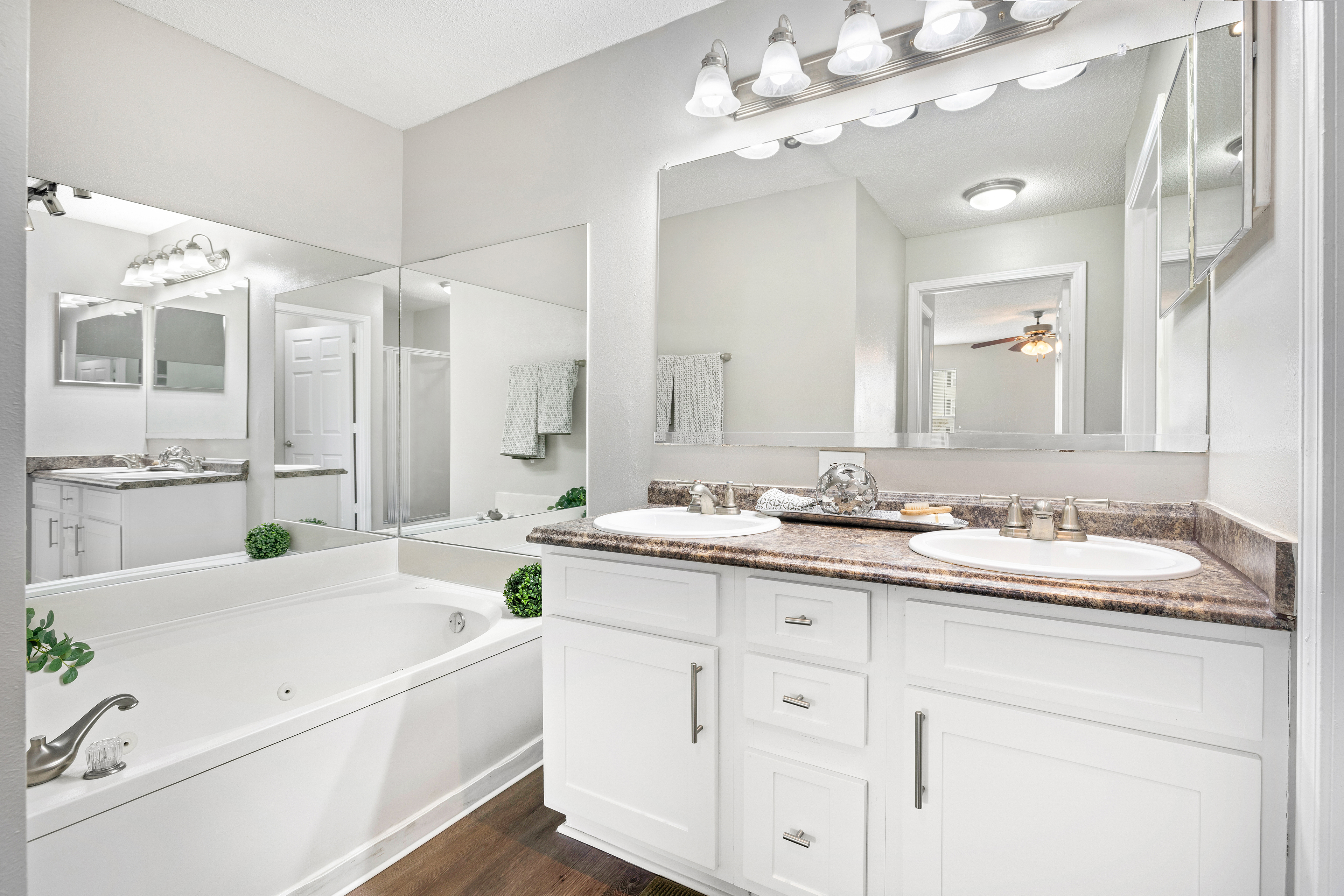 Bathroom at MAA Brandon luxury apartment homes in Brandon, FL