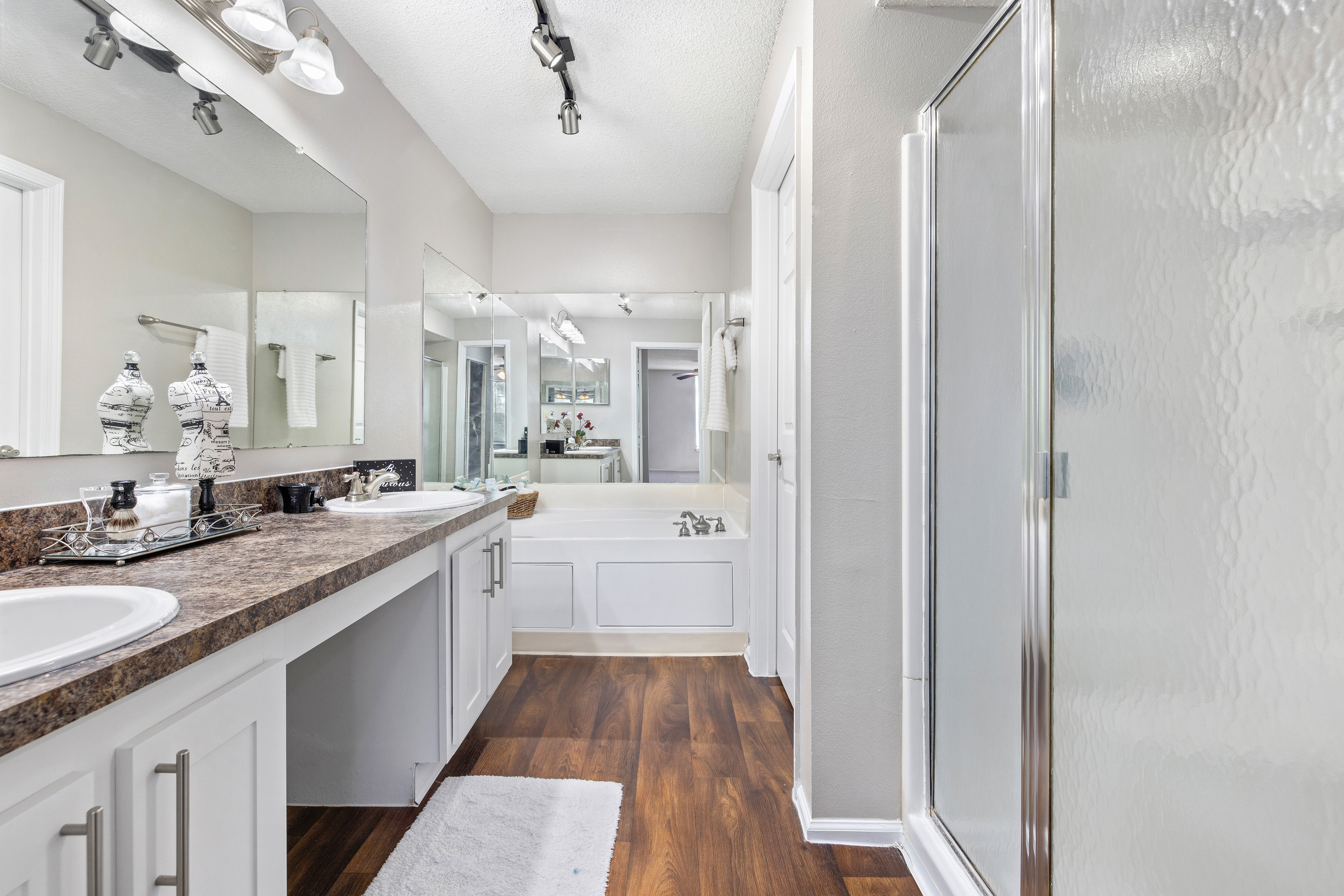 Bathroom at MAA Brandon luxury apartment homes in Brandon, FL