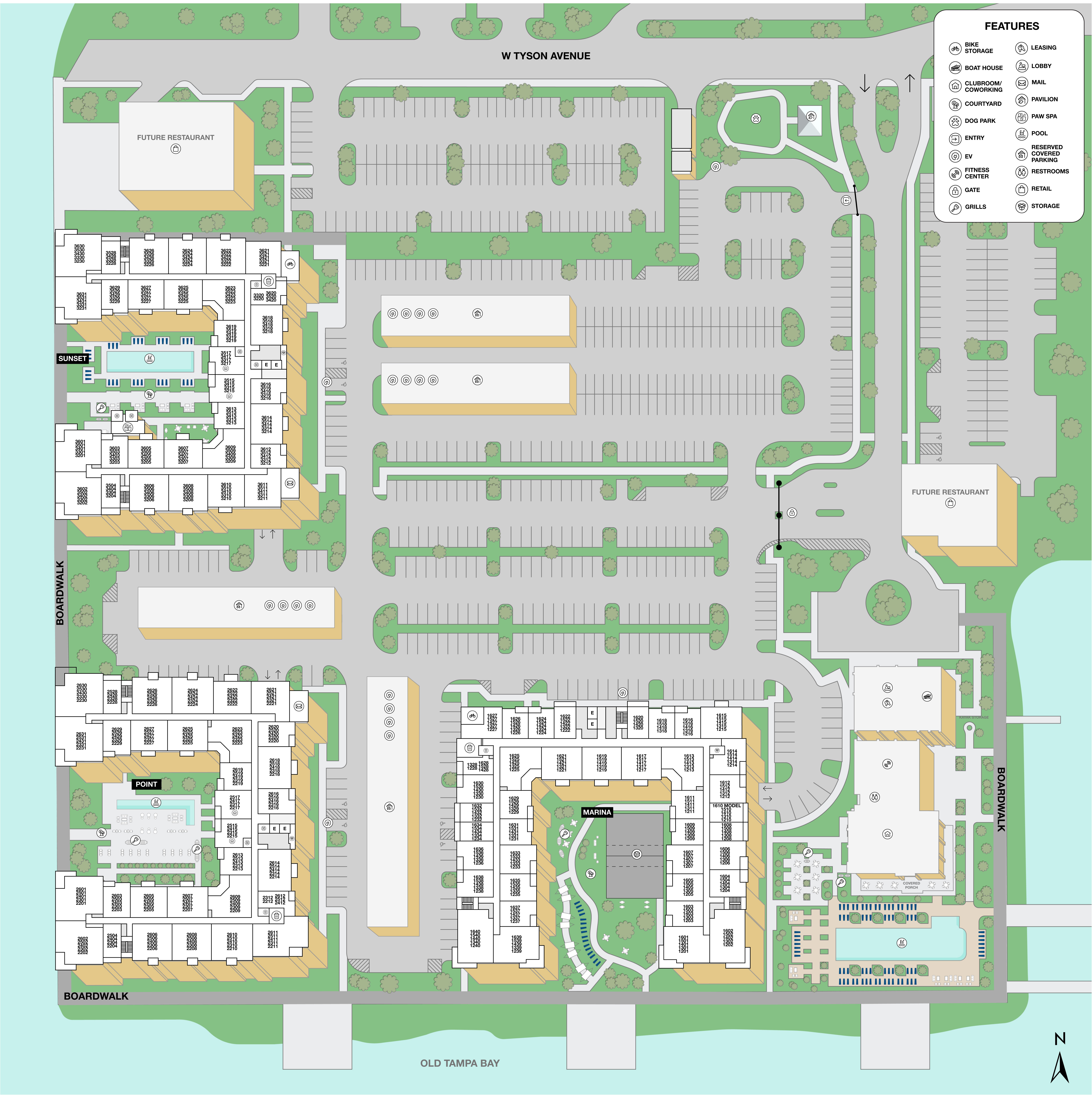 Property Map of MAA Breakwater