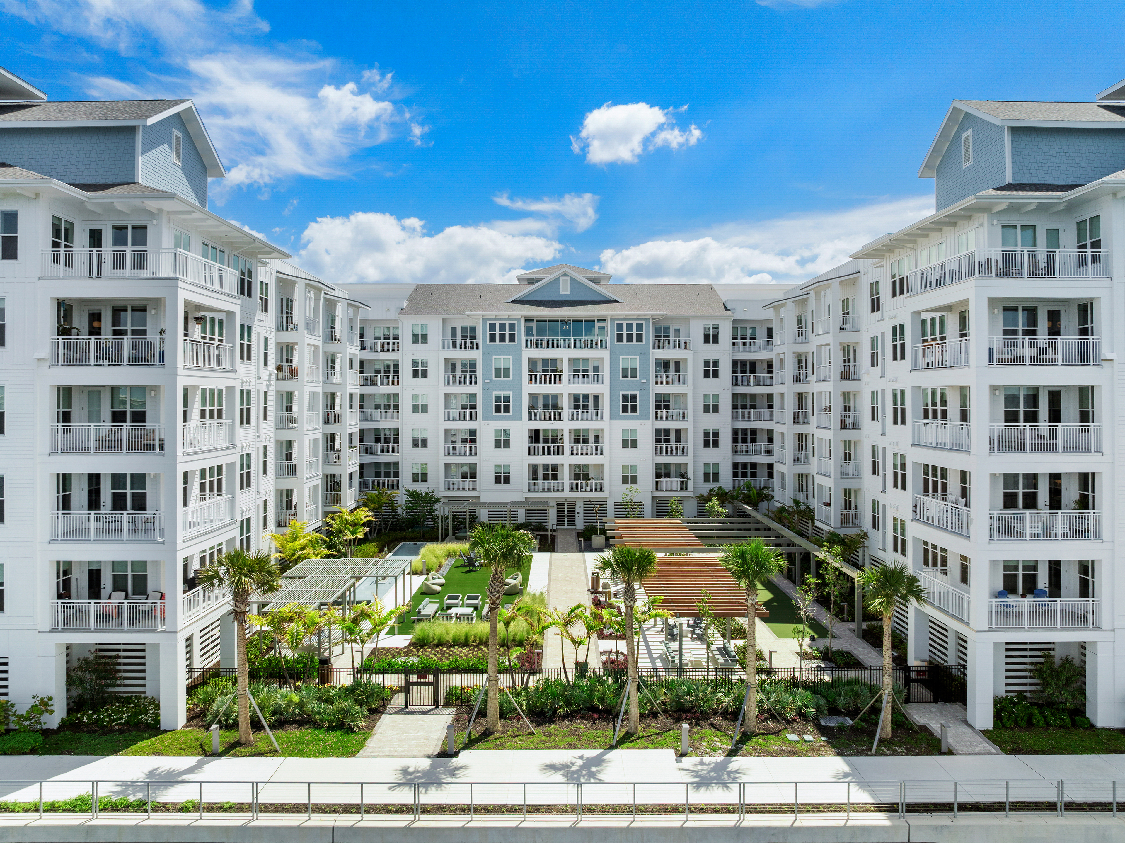 Aerial at MAA Breakwater luxury apartment homes in Tampa, FL
