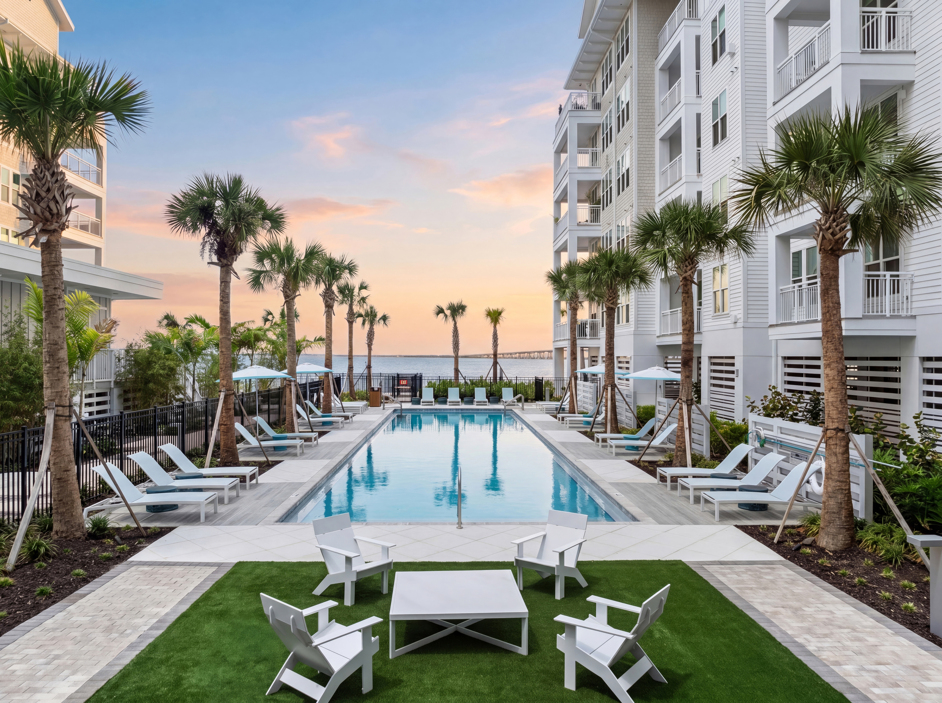 Pool at MAA Breakwater luxury apartment homes in Tampa, FL