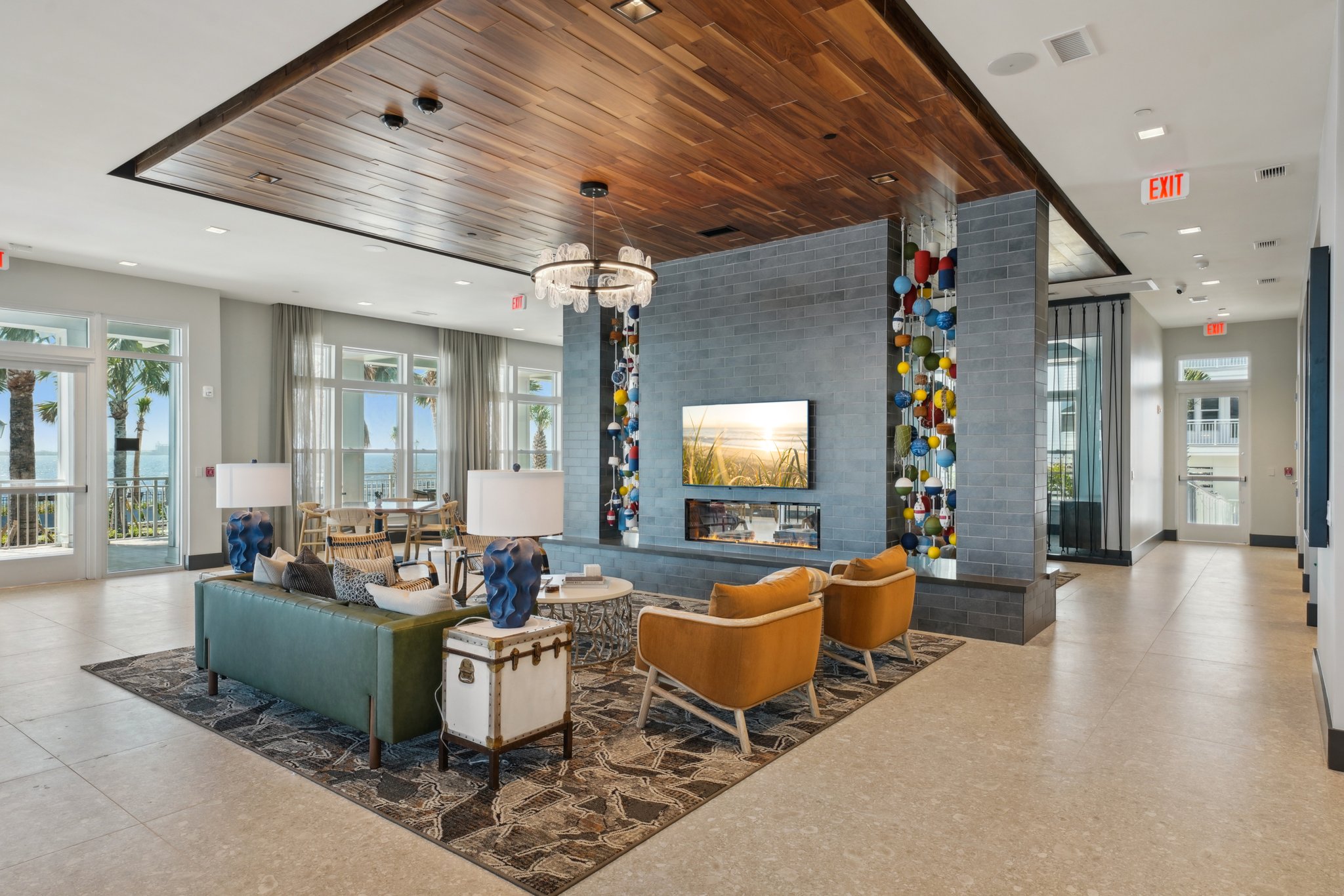 Clubhouse at MAA Breakwater luxury apartment homes in Tampa, FL