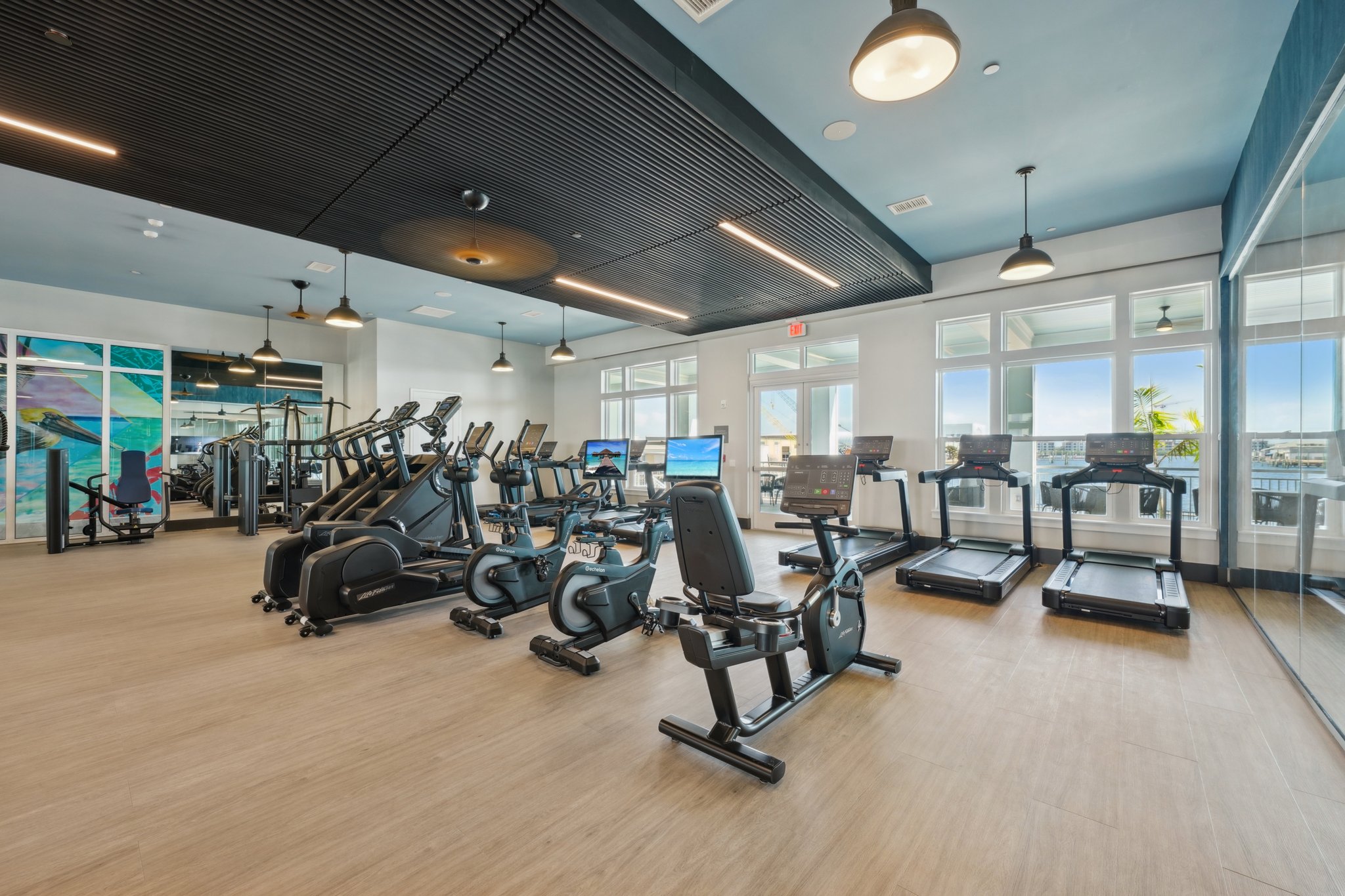 Gym at MAA Breakwater luxury apartment homes in Tampa, FL