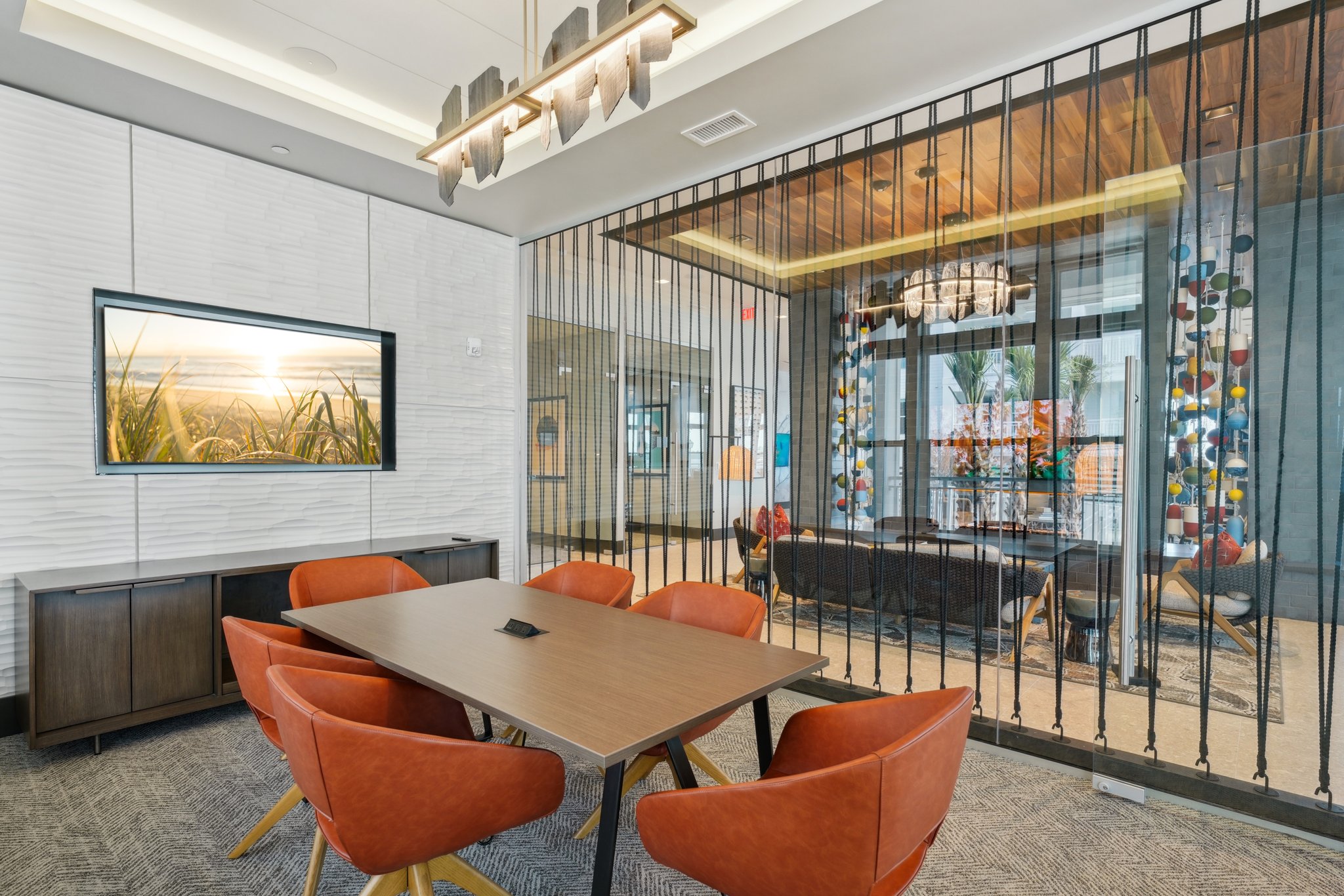 Conference room at MAA Breakwater luxury apartment homes in Tampa, FL
