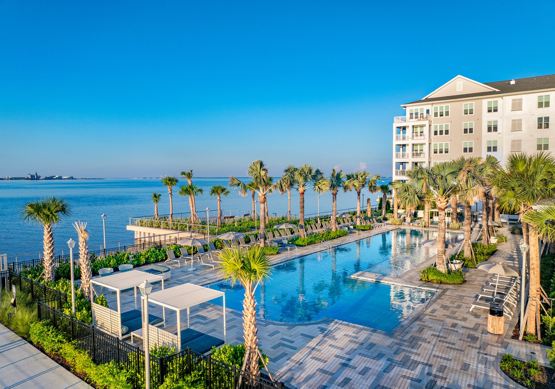 Pool at MAA Breakwater luxury apartment homes in Tamps, FL