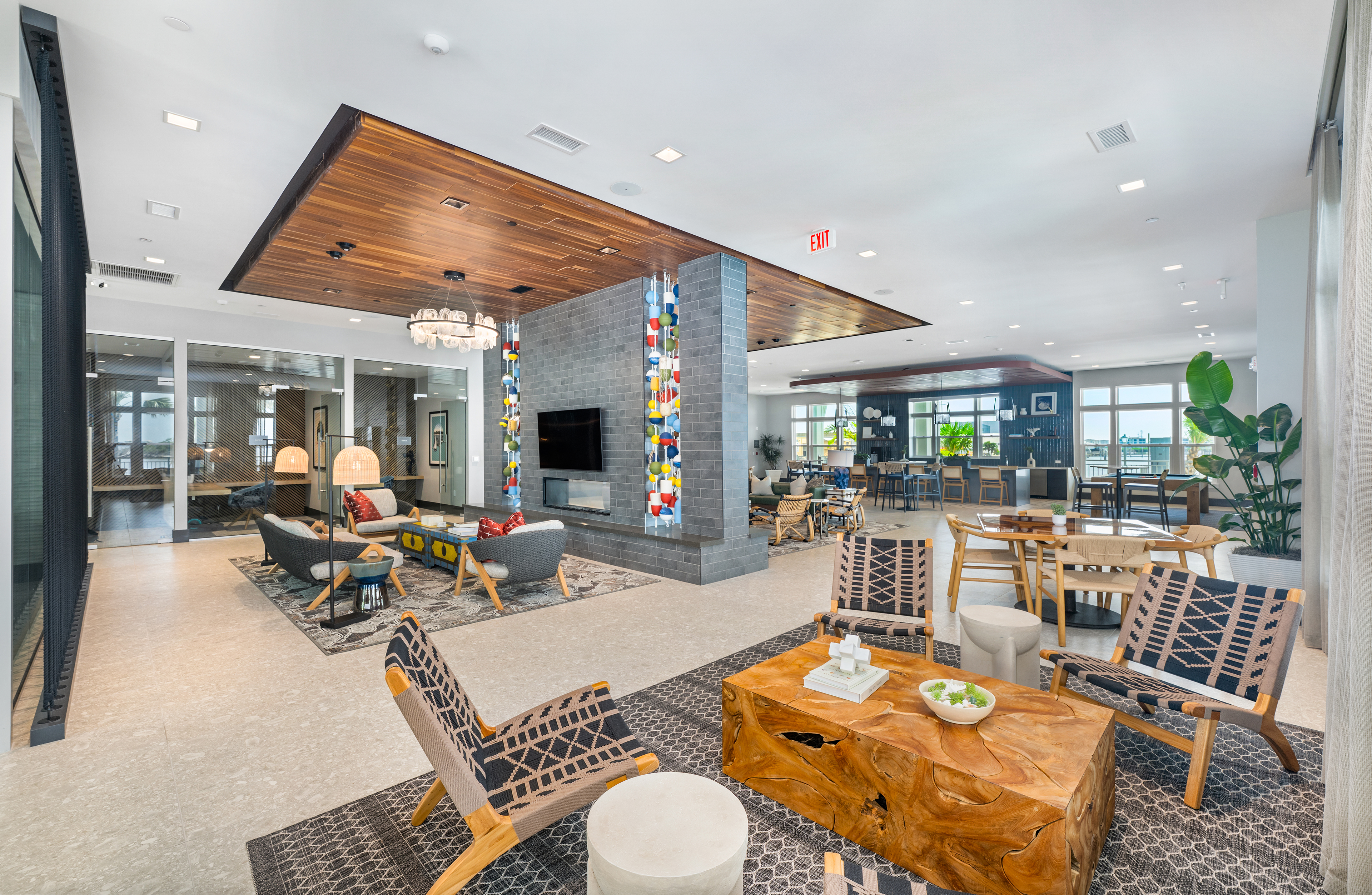 Clubhouse at MAA Breakwater luxury apartment homes in Tamps, FL