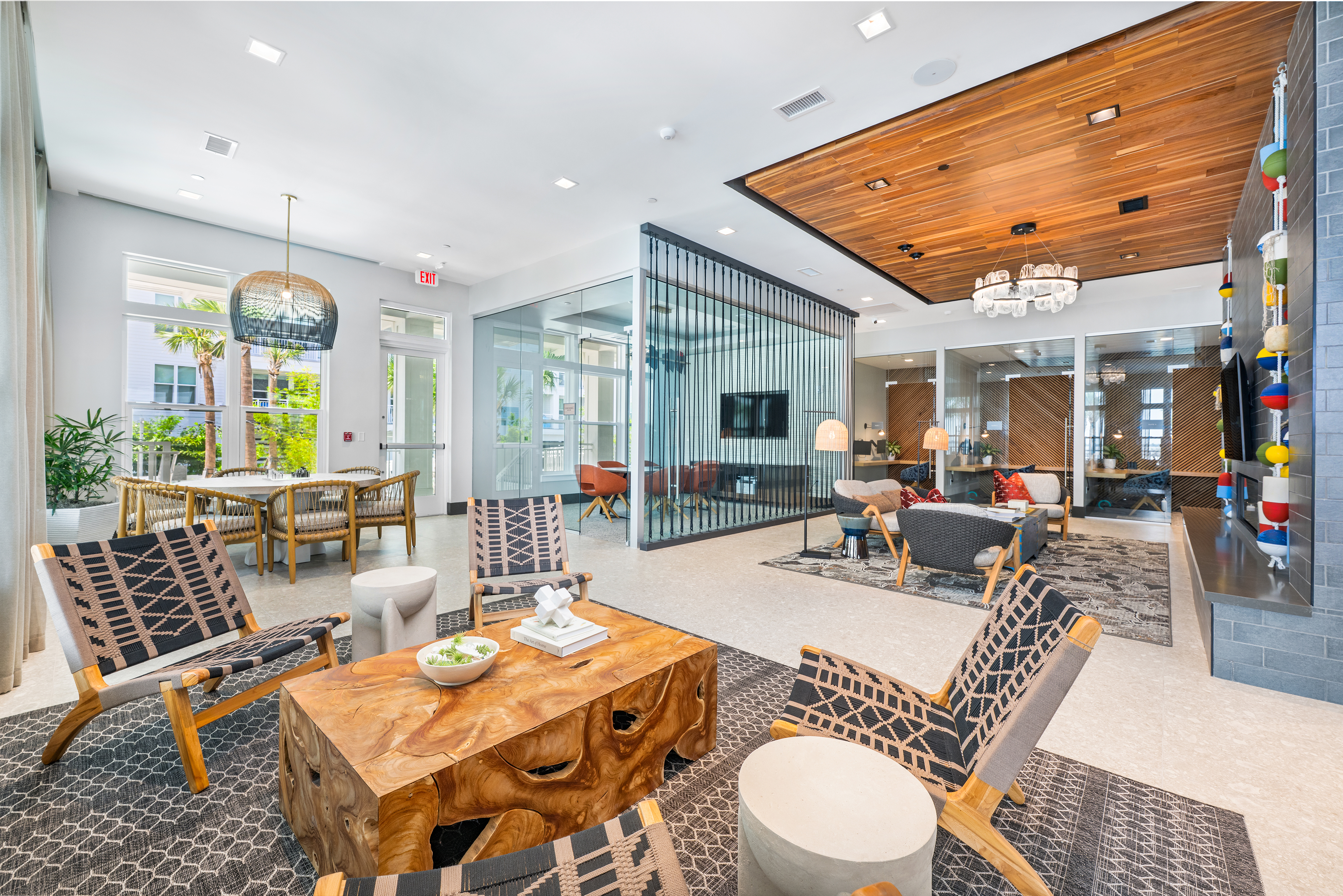Clubhouse at MAA Breakwater luxury apartment homes in Tampa, FL