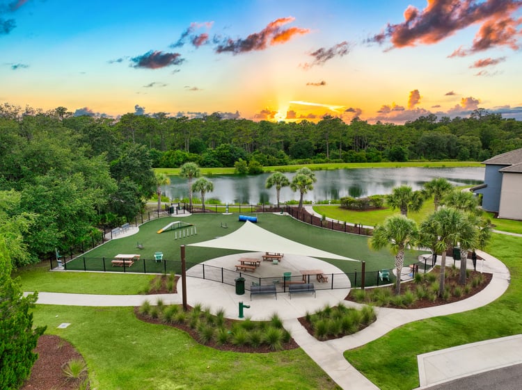 Aerial Dog Park at MAA Hampton Preserve in Tampa, FL