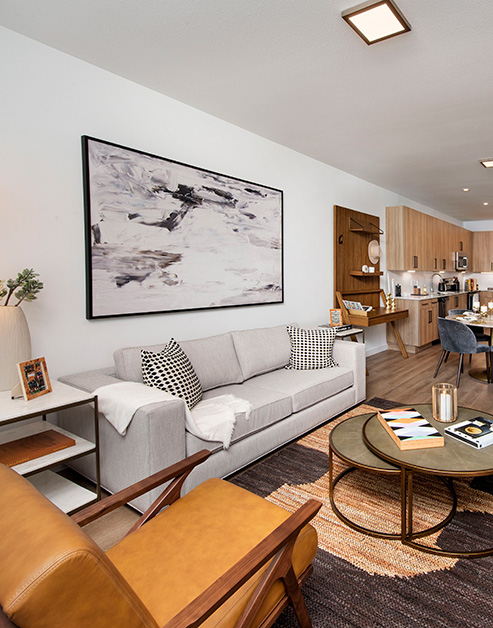 Living room at MAA Hampton Preserve