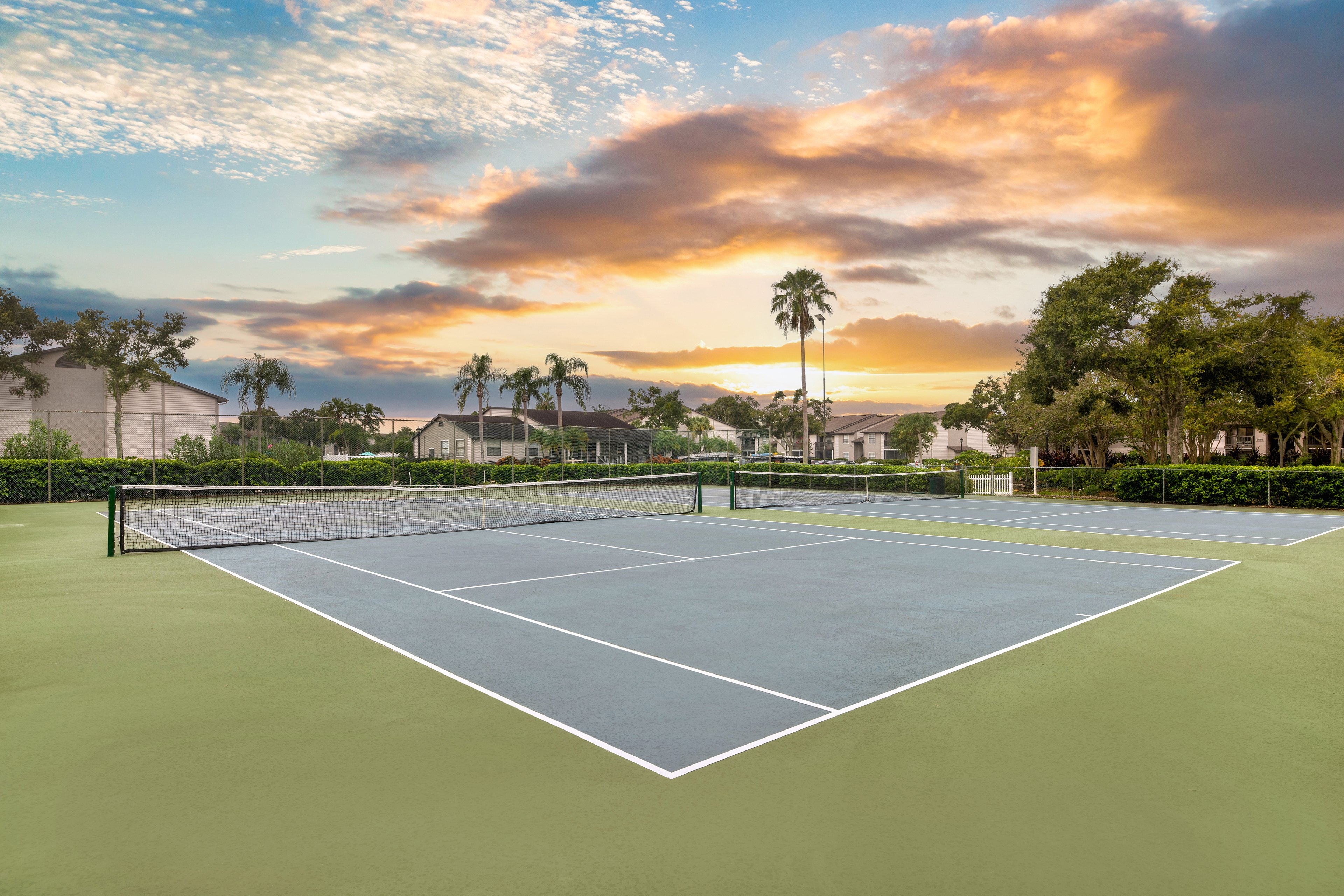 Tennis court - at MAA Indigo Park luxury apartment homes in Tampa, FL