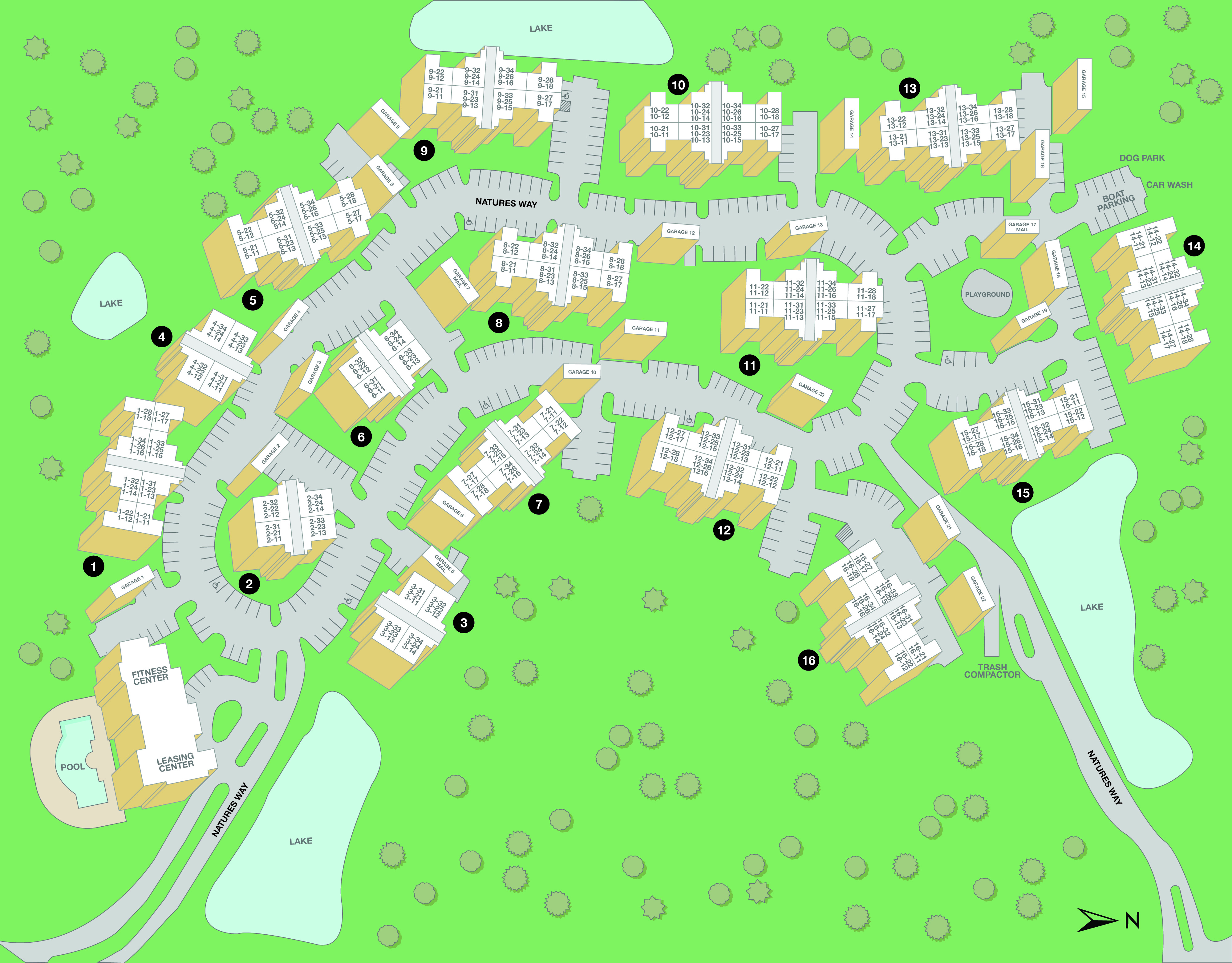 MAA Lakewood Ranch Property Sitemap