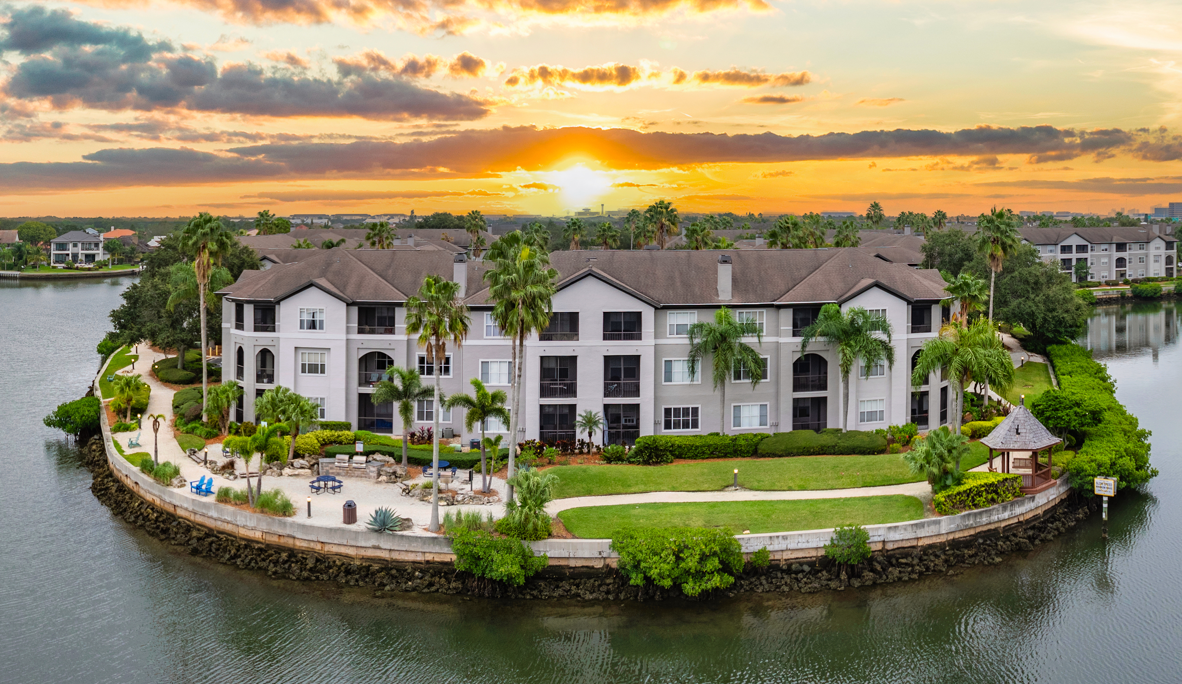 Building at MAA Rocky Point luxury apartment homes in Tampa, FL