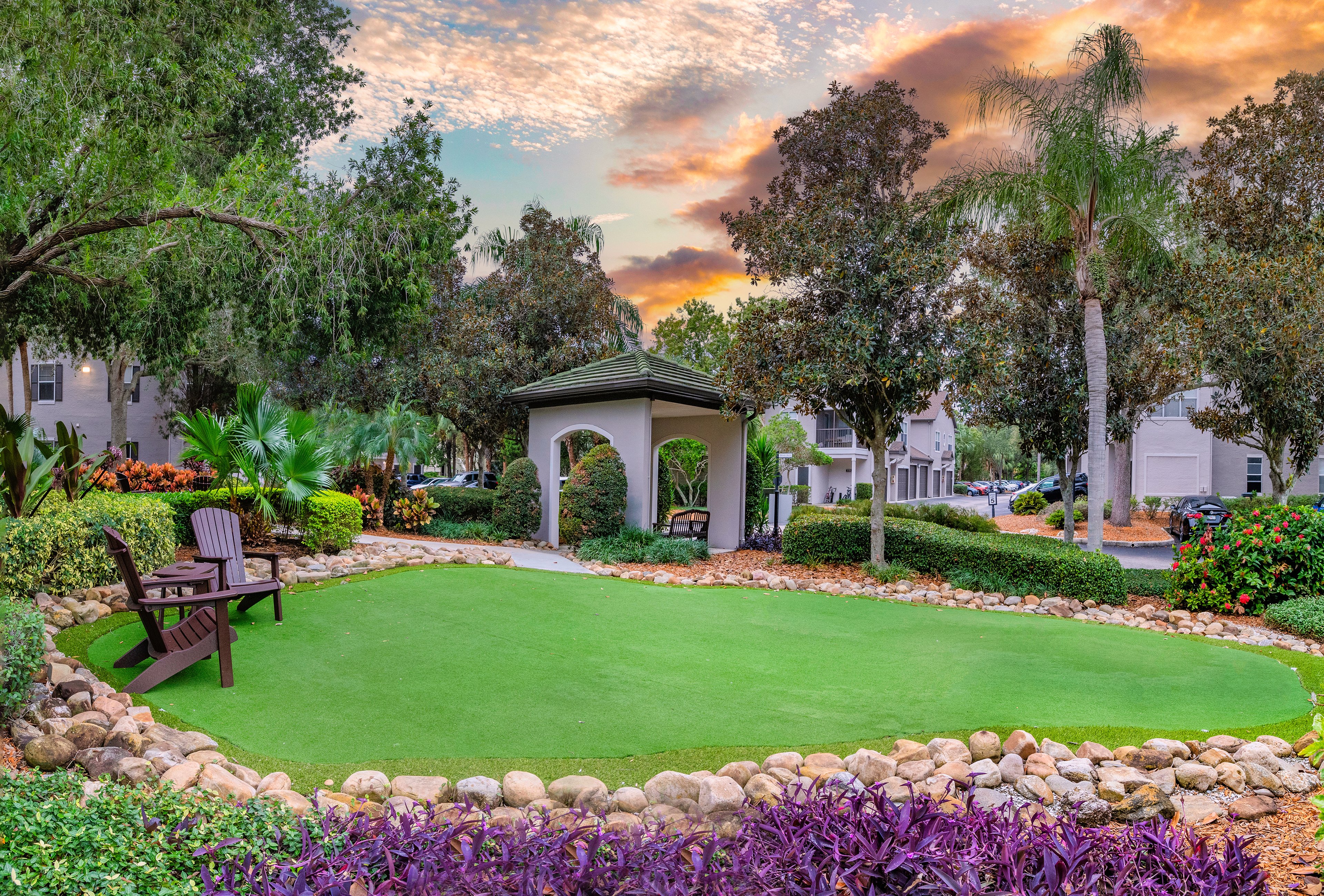 Putt putt at MAA Rocky Point luxury apartment homes in Tampa, FL