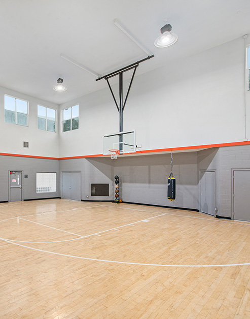 Basketball court at MAA Rocky Point luxury apartment homes in Tampa, FL