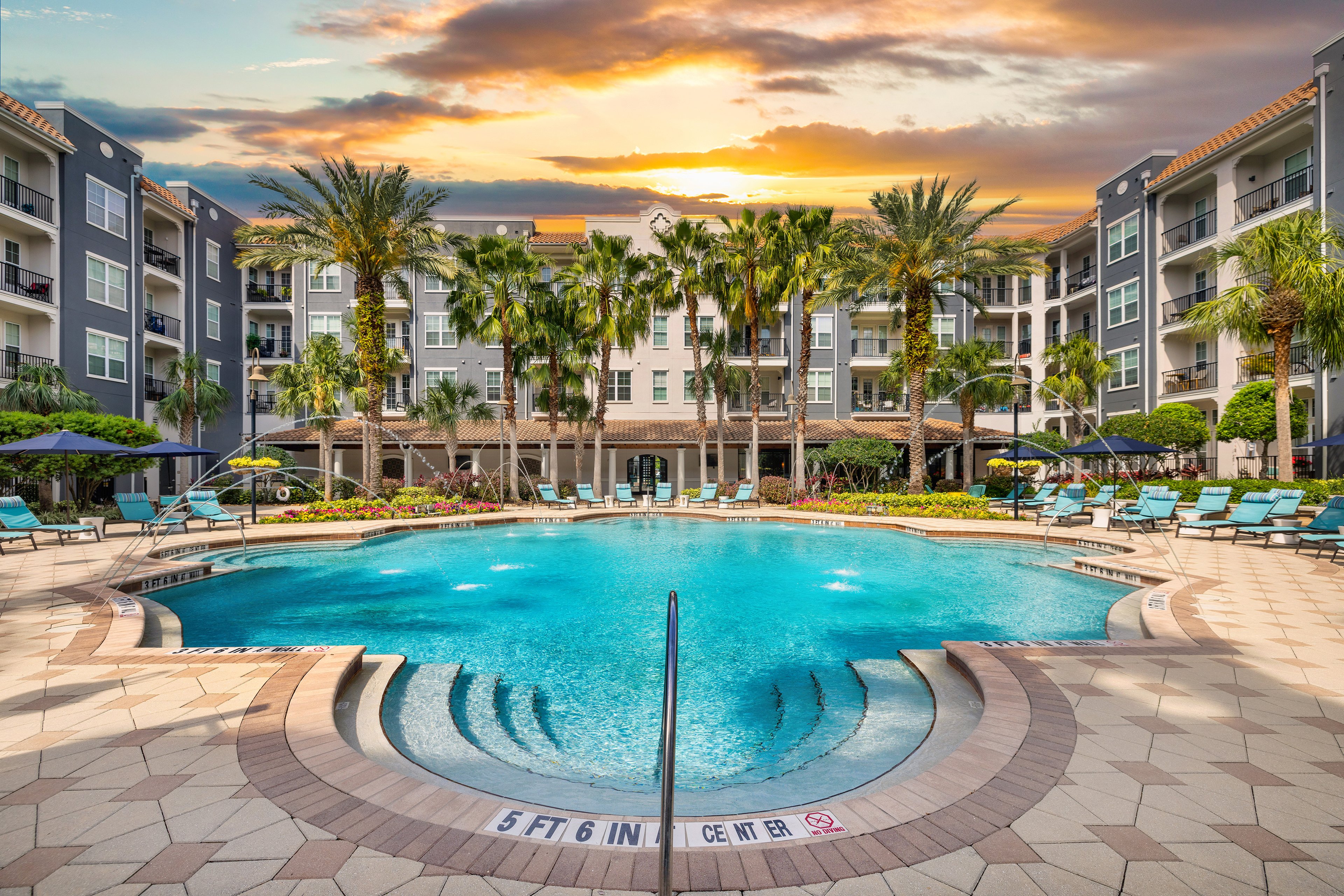 Pool - at MAA SoHo Square luxury apartment homes in Tampa, FL